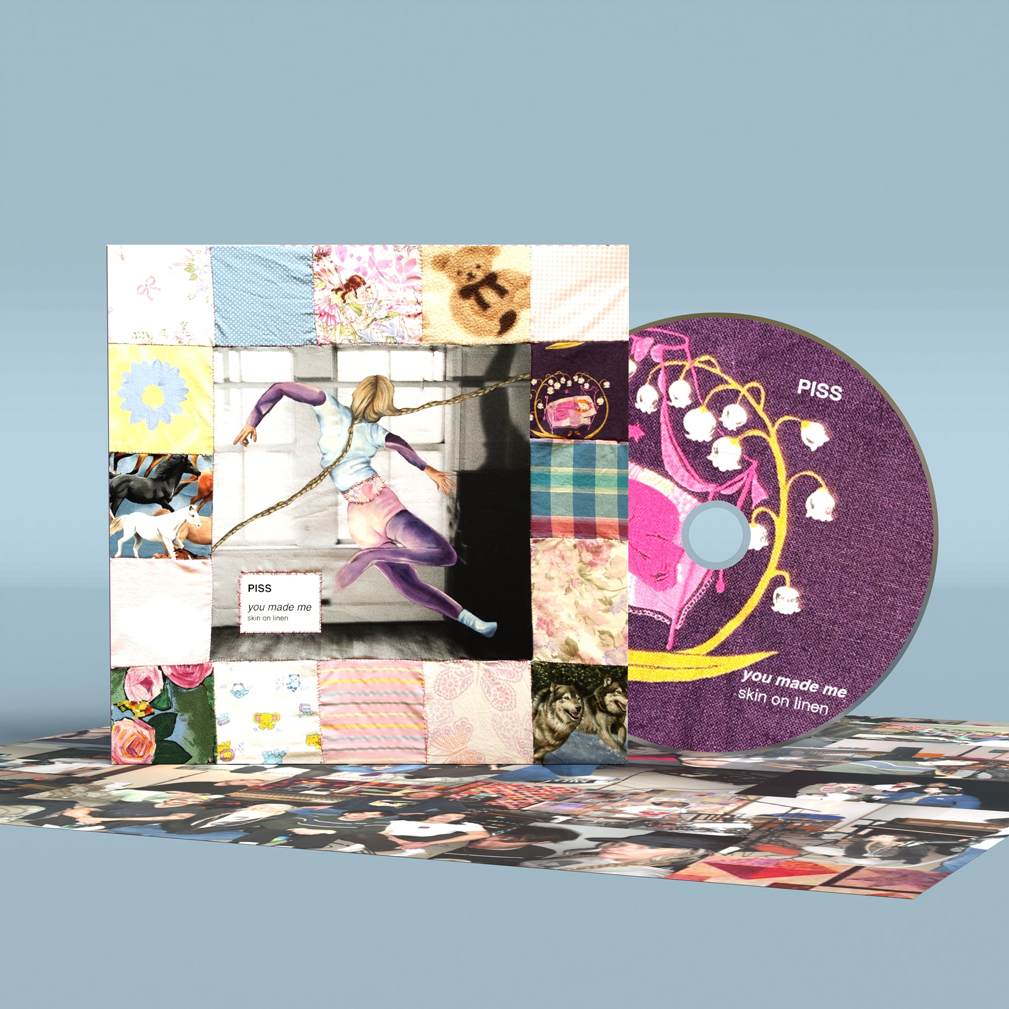 Pre-Order 30/10/26 - PISS: you made me / skin on linen