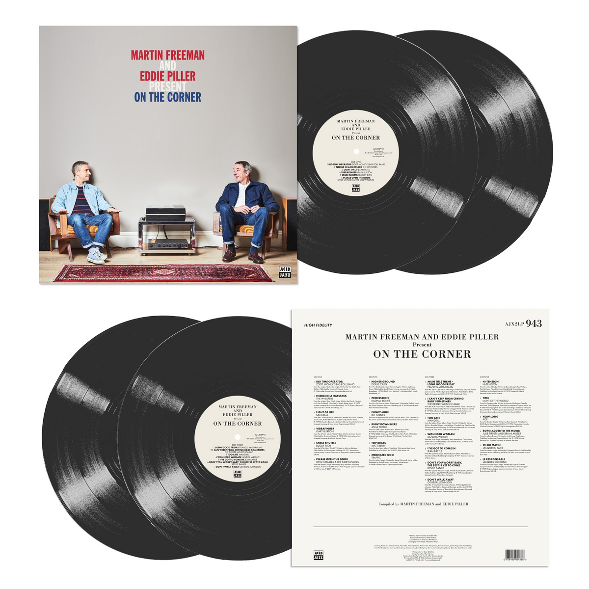Pre-Order 23/10/26 - Various Artists: Martin Freeman and Eddie Piller Present On The Corner