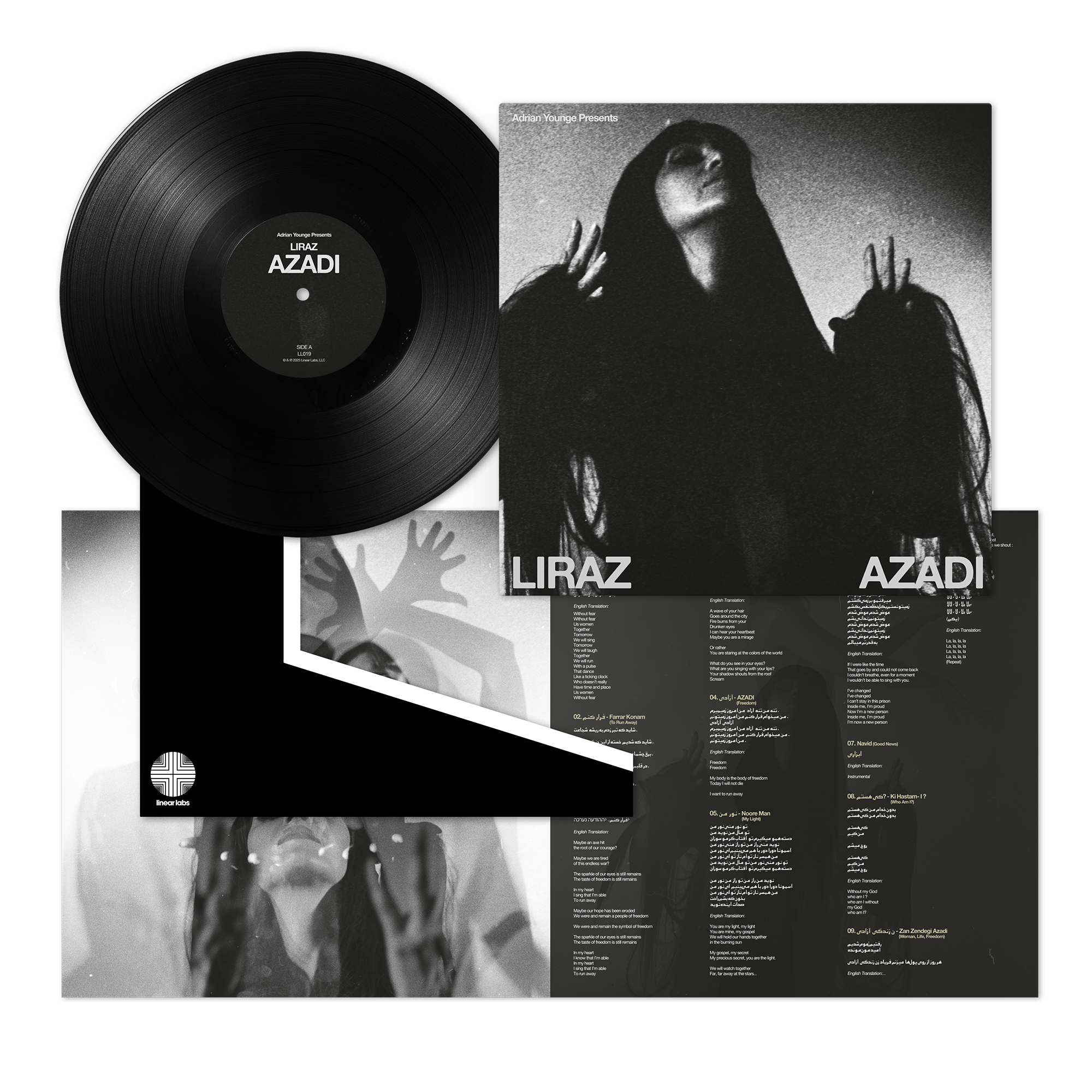 Younge, Adrian & Liraz: Azadi (Vinyl LP)