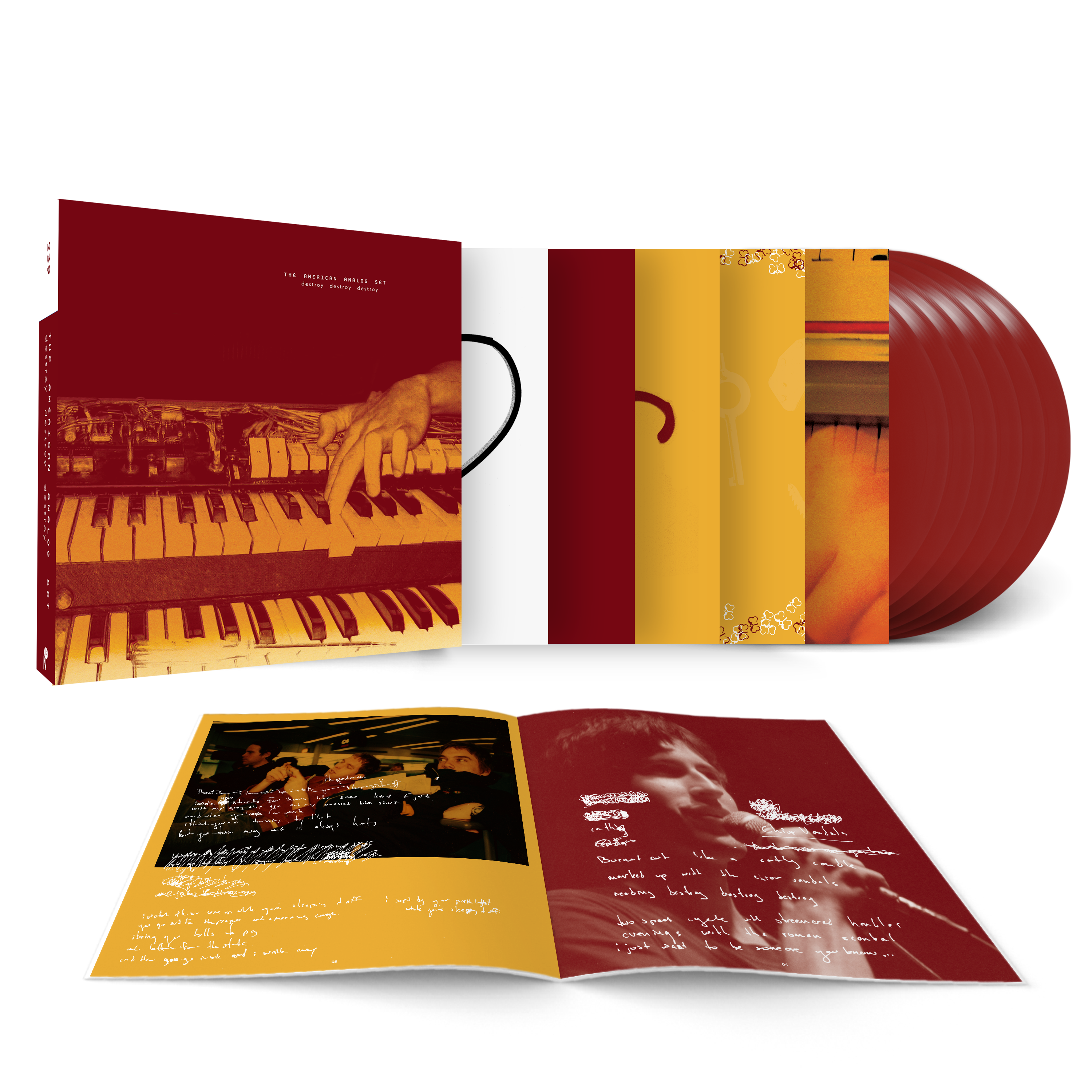 Pre-Order 08/05/26 - American Analog Set, The: Destroy Destroy Destroy (Coloured Vinyl 6xLP Boxset)