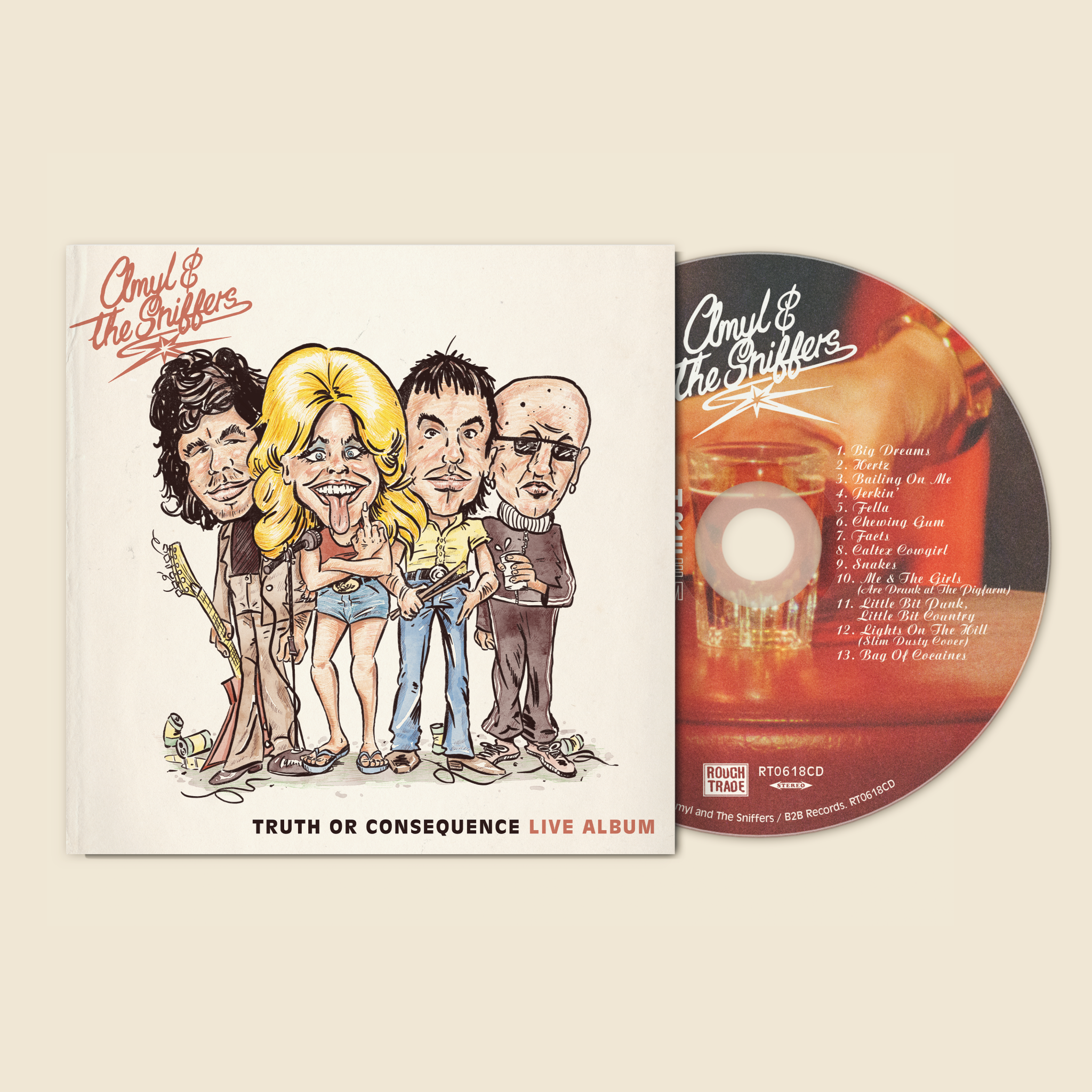 Pre-Order 04/09/26 - Amyl And The Sniffers: Truth Or Consequence - Live From El Coyote (CD)