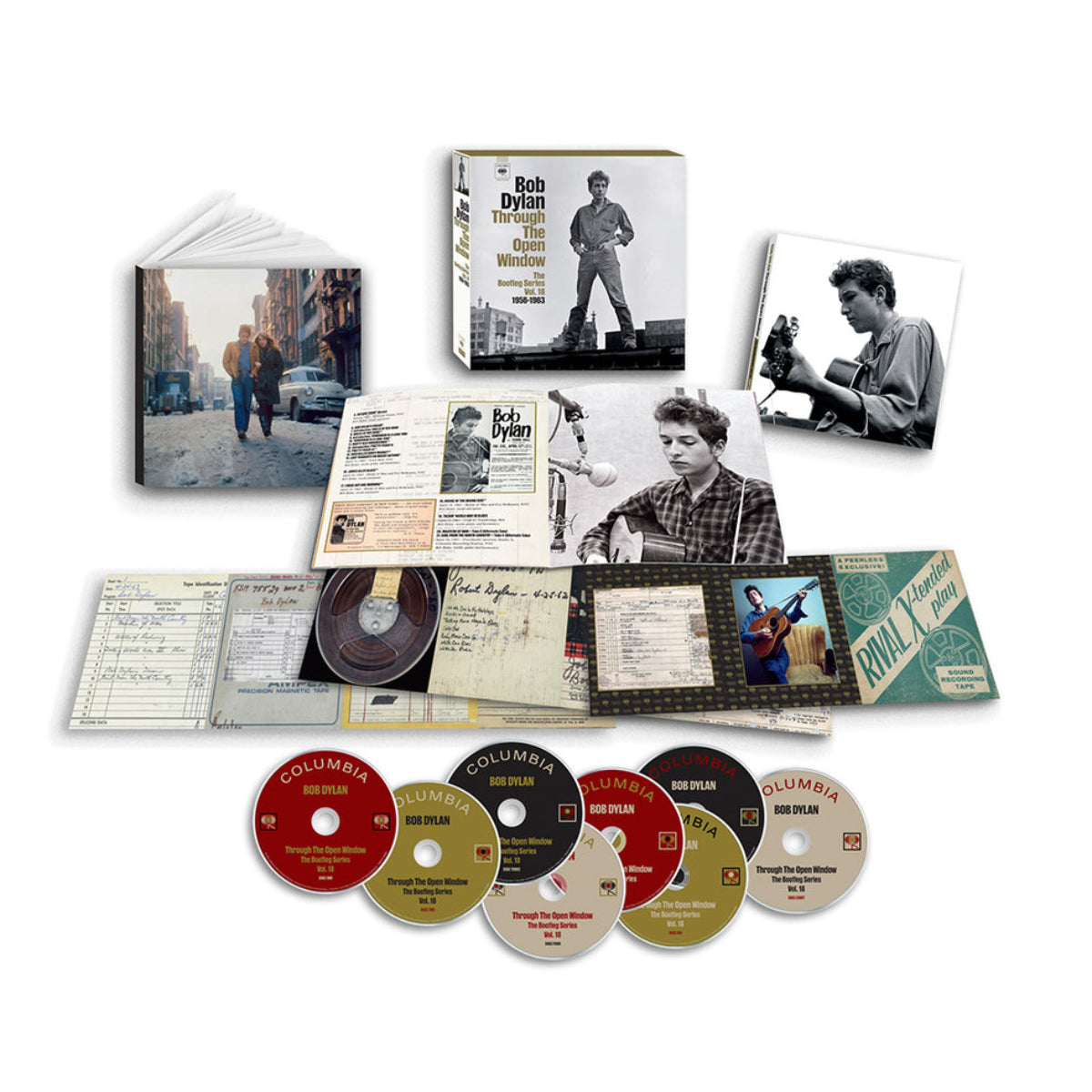 Dylan, Bob: Through The Open Window - The Bootleg Series Vol. 18 1956-1963 - Deluxe Edition (8xCD Boxset)