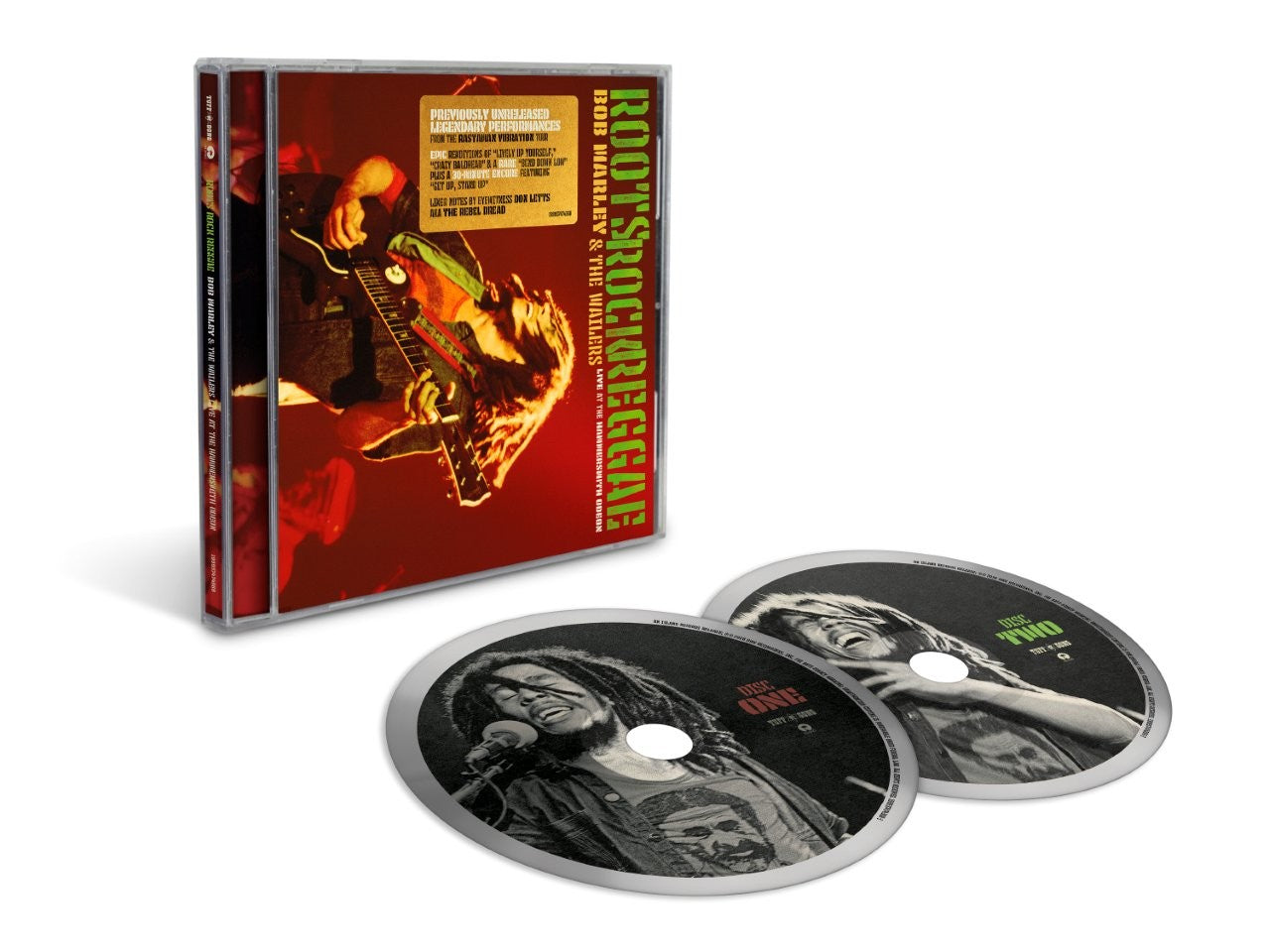 Pre-Order 14/08/26 - Marley, Bob & The Wailers: Roots, Rock, Reggae - Live At The Hammersmith Odeon (2xCD)