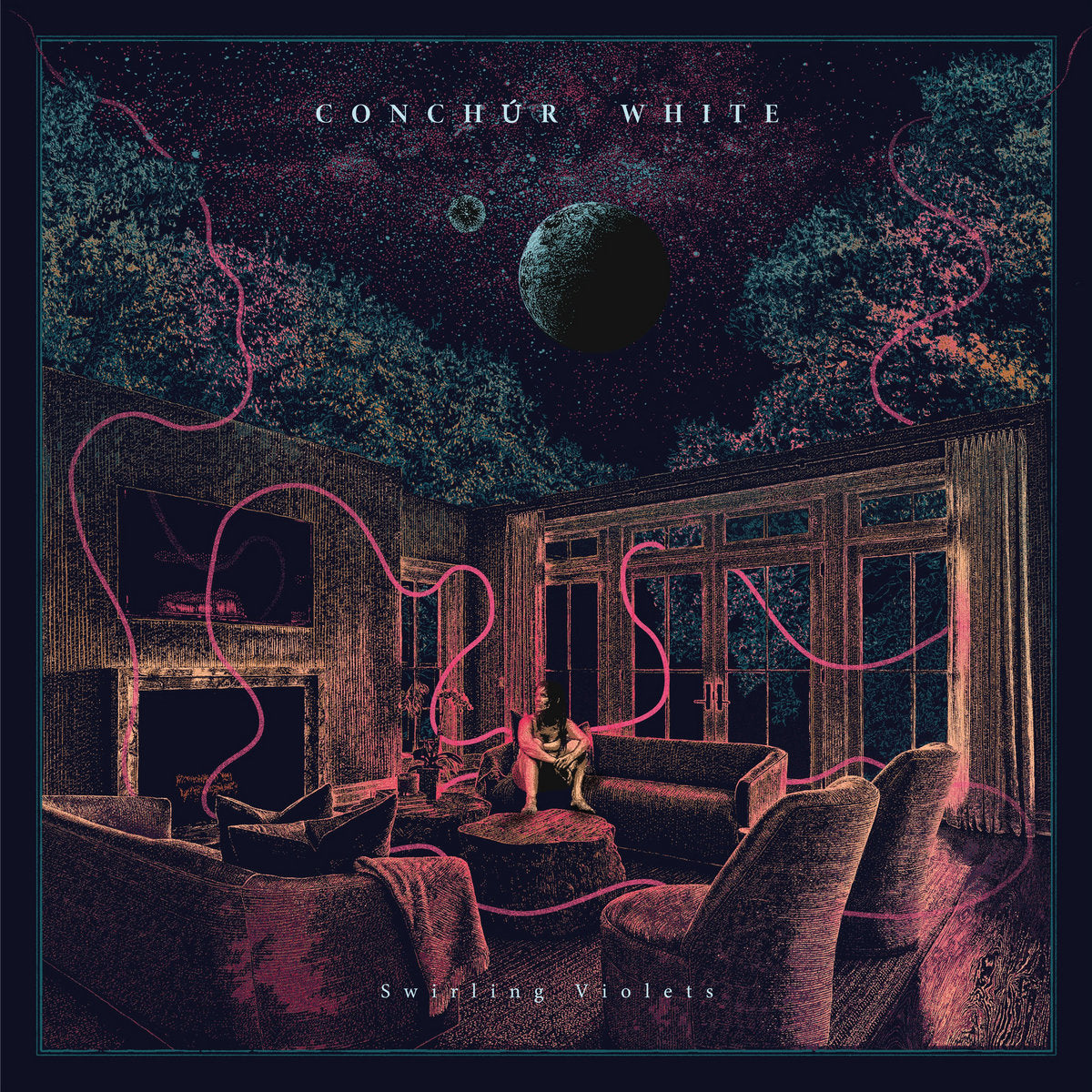 White, Conchúr: Swirling Violets (Coloured Vinyl LP)