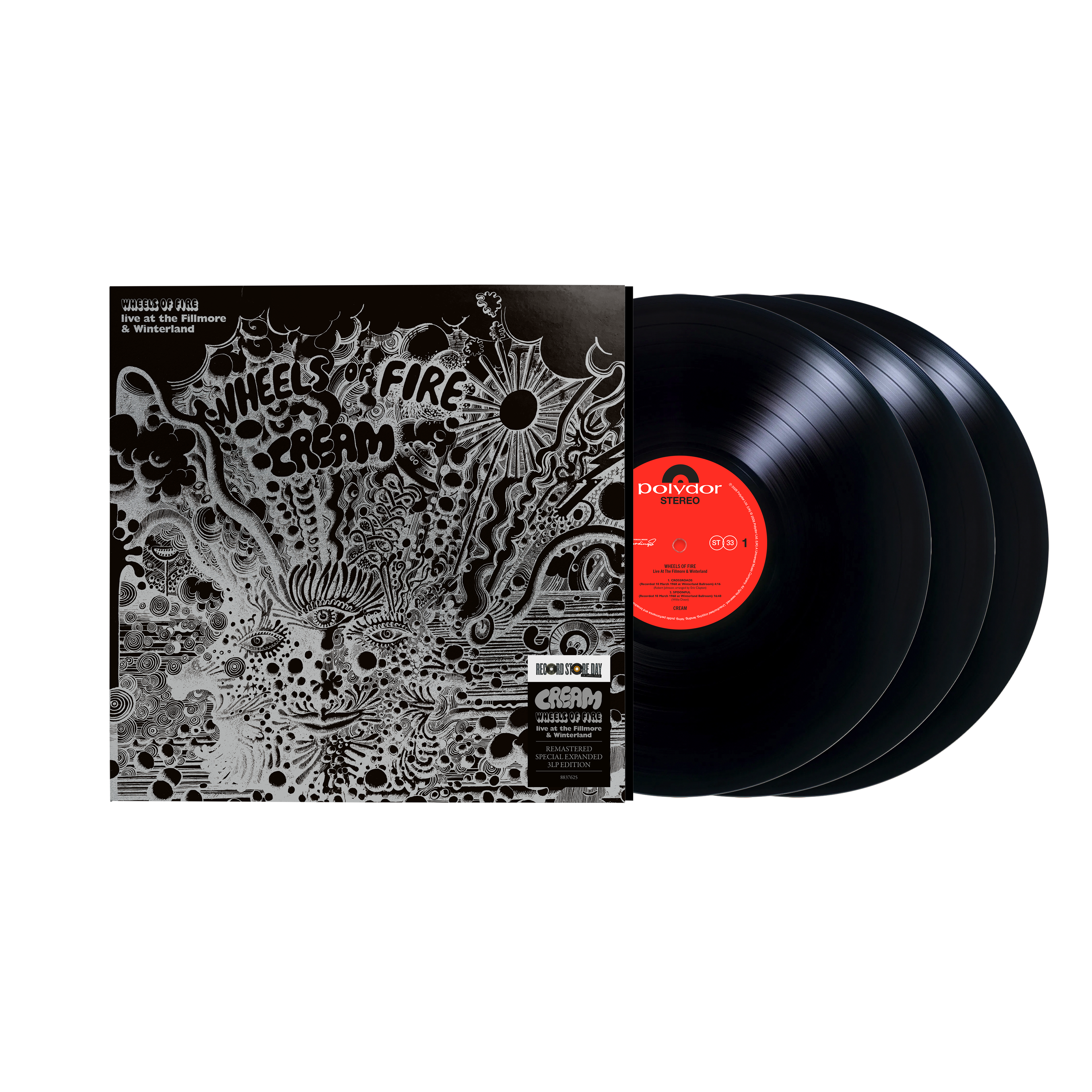 Cream: Wheels Of Fire - Live At The Fillmore & Winterland (Vinyl 3xLP)