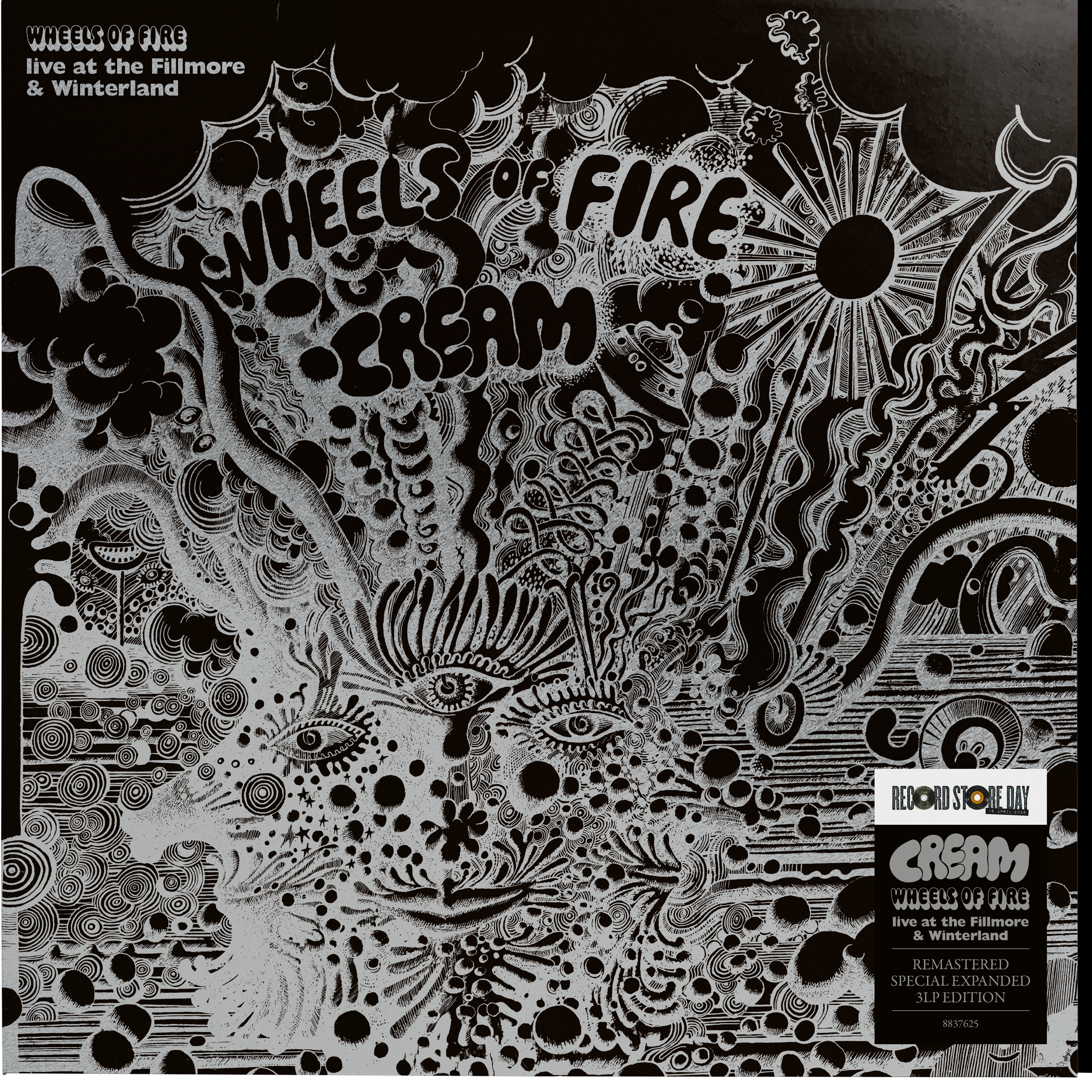 Cream: Wheels Of Fire - Live At The Fillmore & Winterland (Vinyl 3xLP)