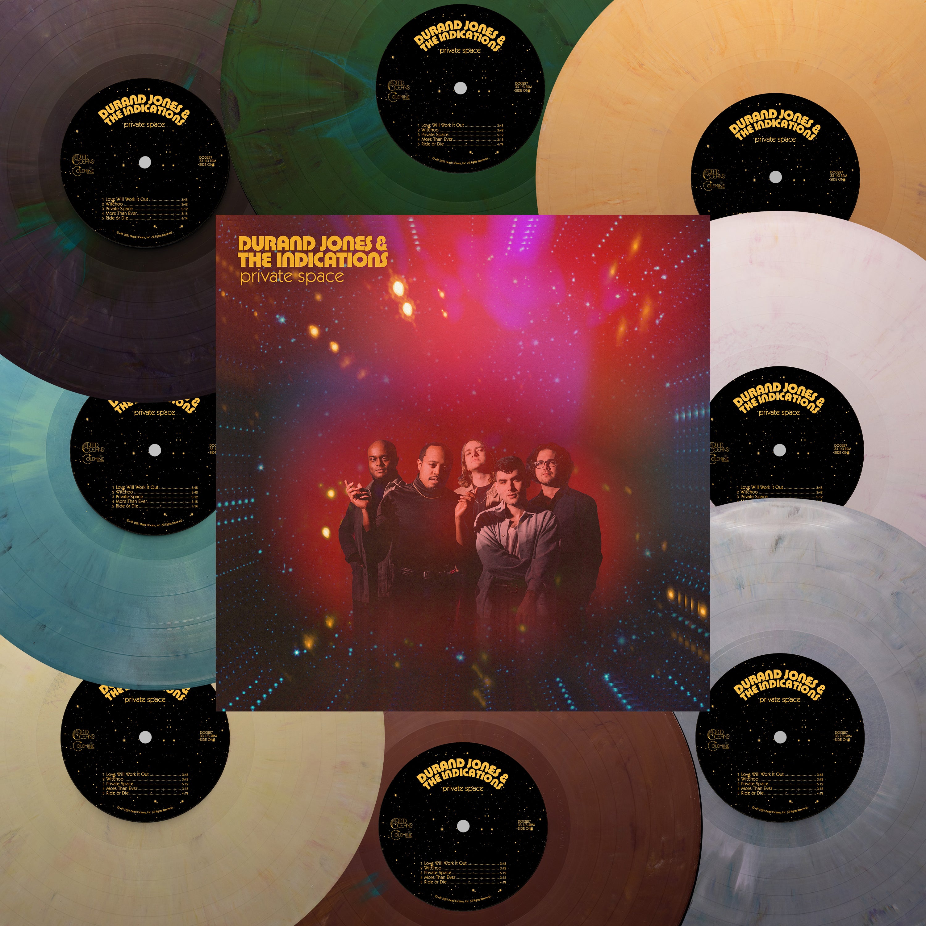Pre-Order 18/09/26 - Jones, Durand & The Indications: Private Space (ReVINYL Edition) (Vinyl LP)