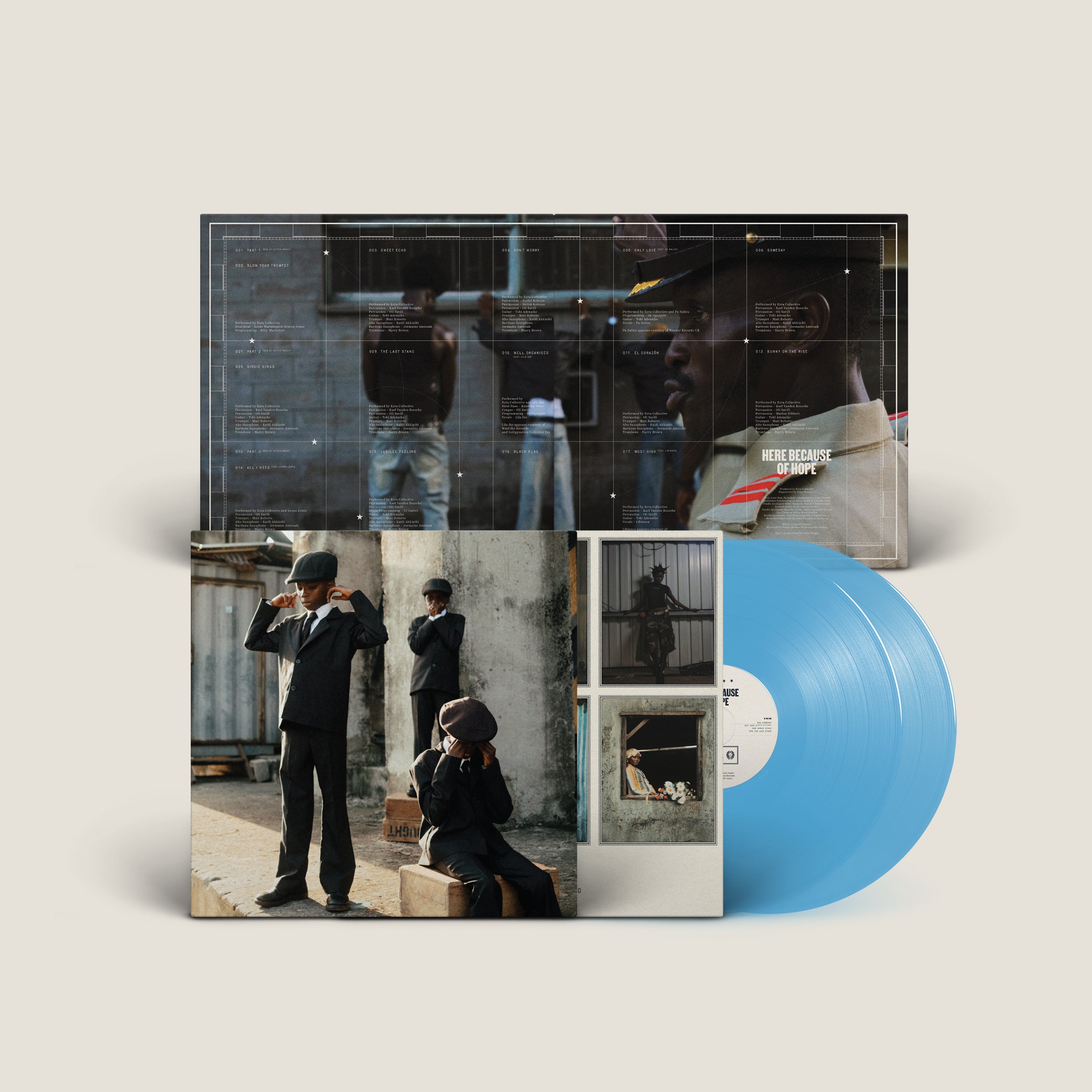 Pre-Order 18/09/26 - Ezra Collective: Here Because Of Hope - Blue (Vinyl 2xLP)