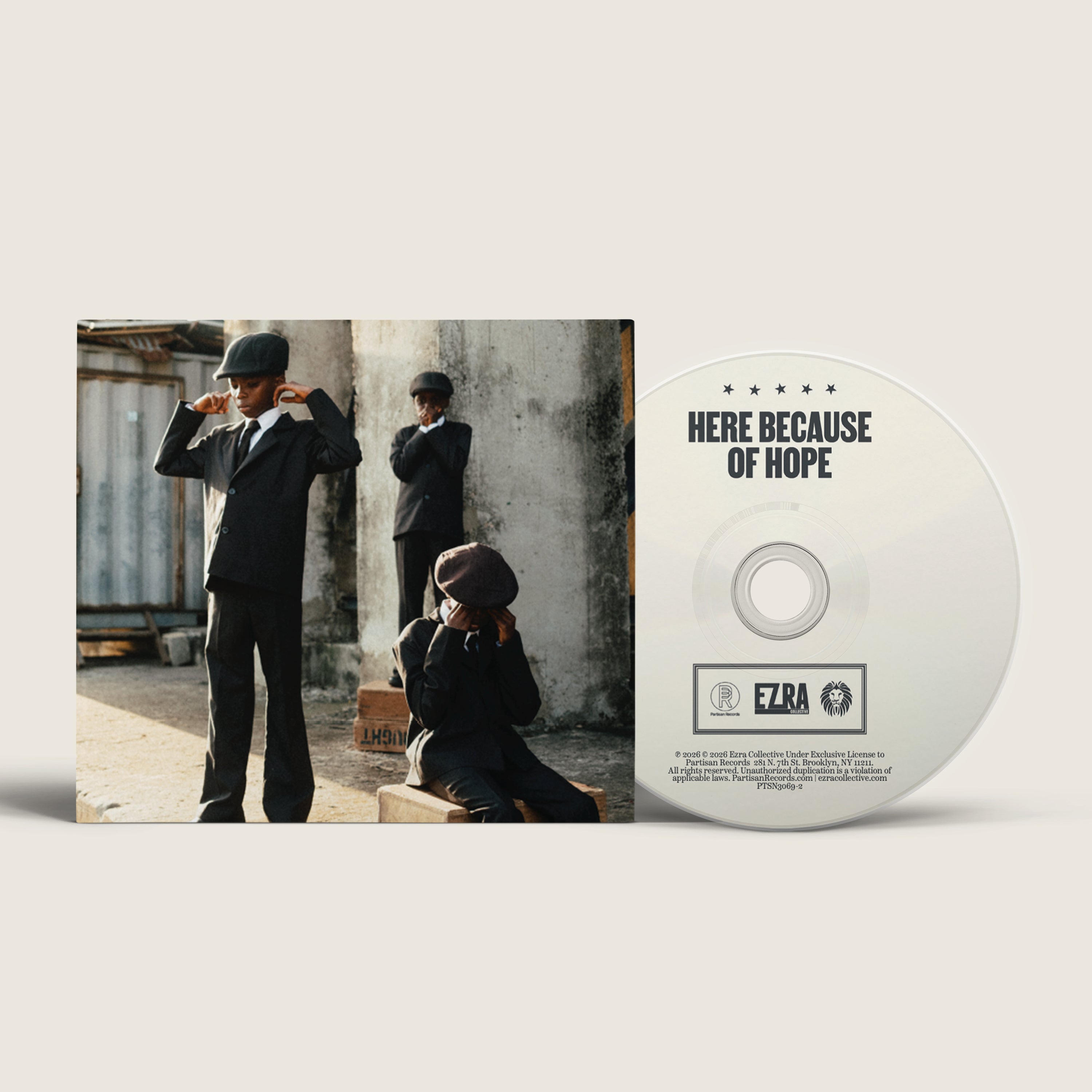 Pre-Order 18/09/26 - Ezra Collective: Here Because Of Hope (CD)