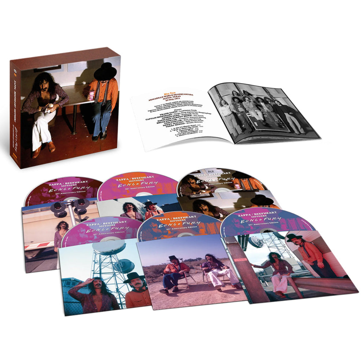 Pre-Order 20/03/26 - Zappa, Frank: Bongo Fury - 50th Anniversary Edition (5xCD + Blu-Ray Boxset)