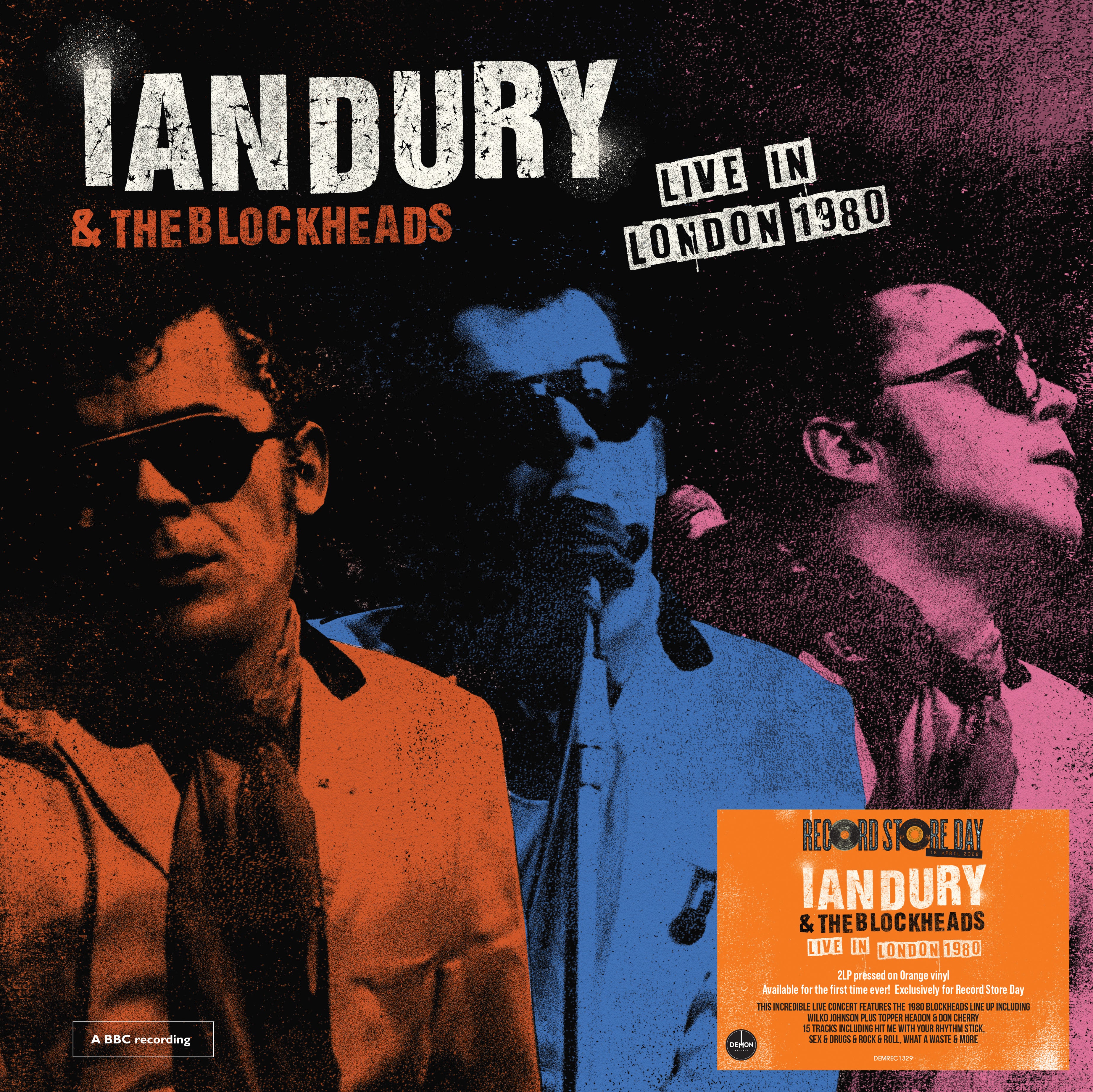 Dury, Ian & The Blockheads: Live In London 1980 (Coloured Vinyl 2xLP)