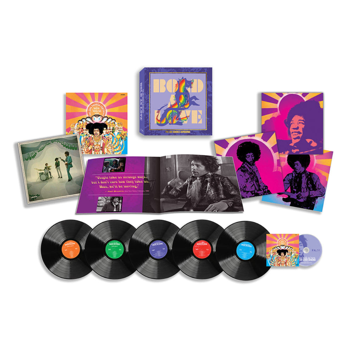 Jimi Hendrix Experience, The: Bold As Love - Deluxe (Vinyl 5xLP + Blu-Ray Boxset)