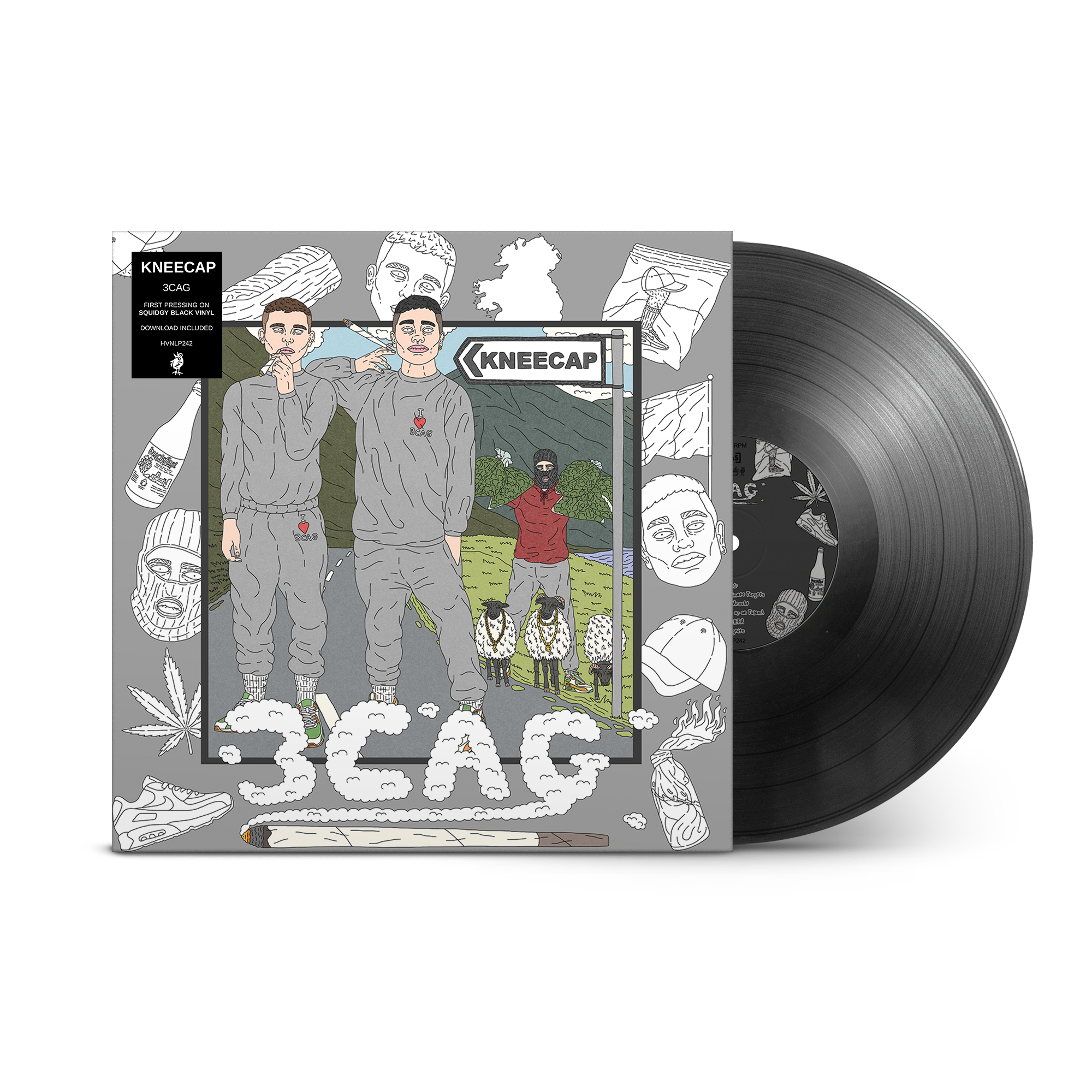 Pre-Order 25/09/26 - KNEECAP: 3CAG (Vinyl LP)