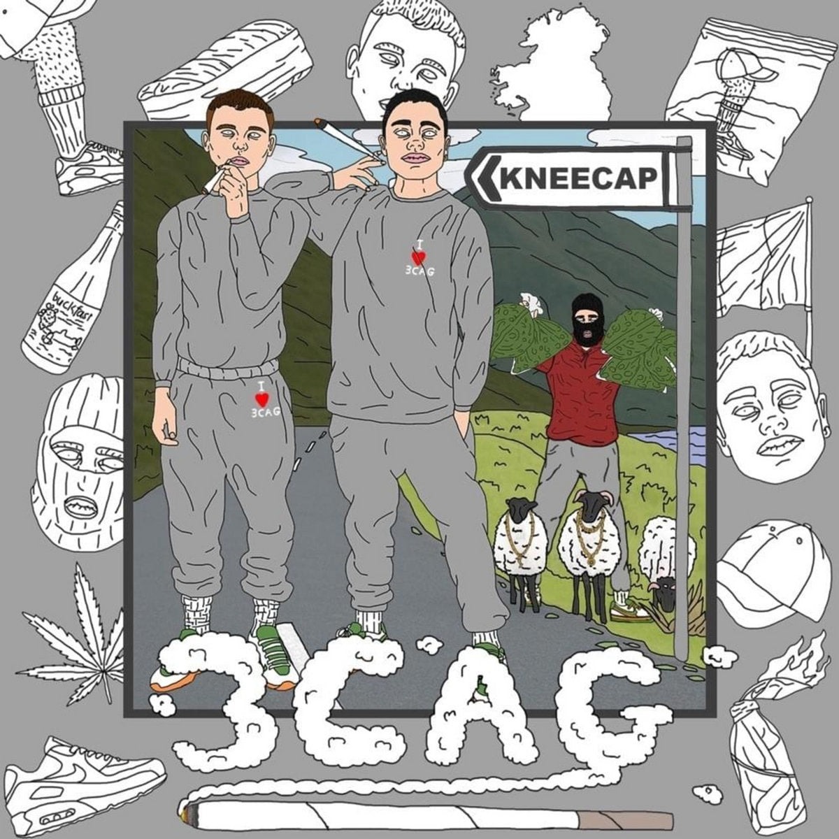 KNEECAP: 3CAG (Vinyl LP)