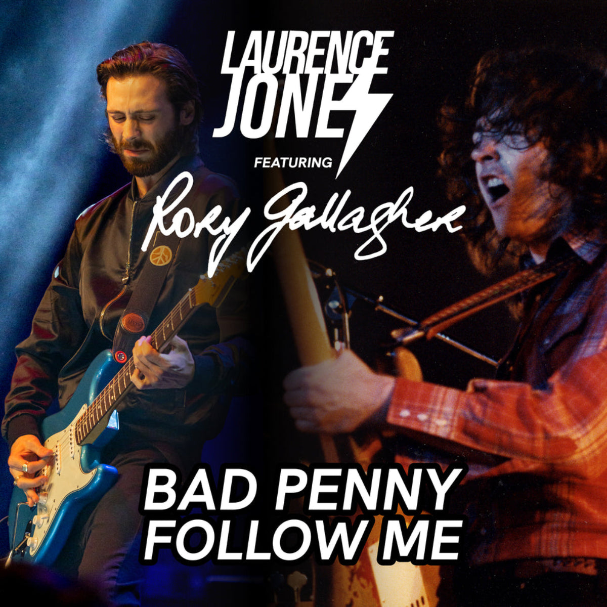 Jones, Laurence Featuring Rory Gallagher: Bad Penny / Follow Me (Vinyl 12")