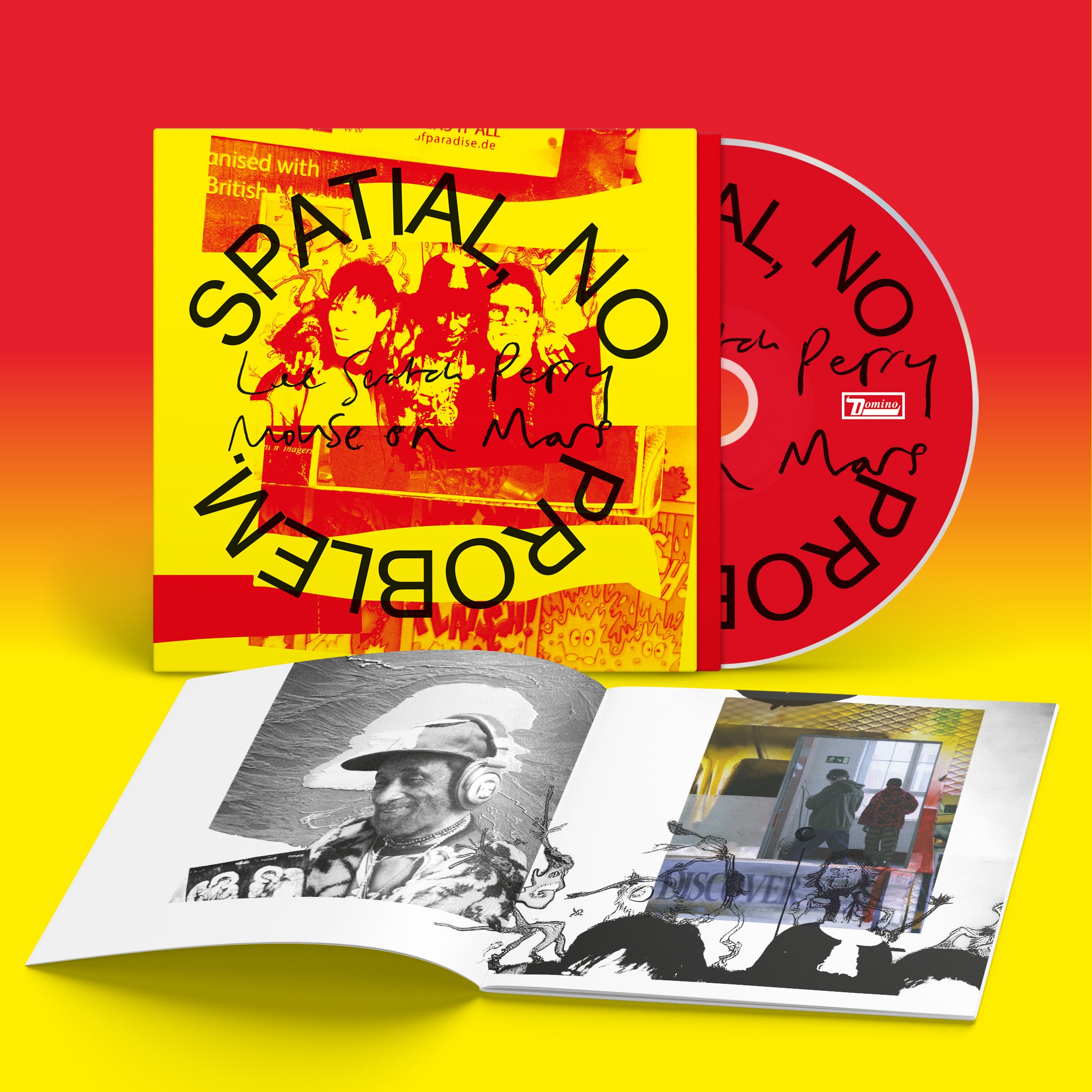 Pre-Order 05/06/26 - Perry, Lee "Scratch" & Mouse On Mars: Spatial, No Problem. (CD)