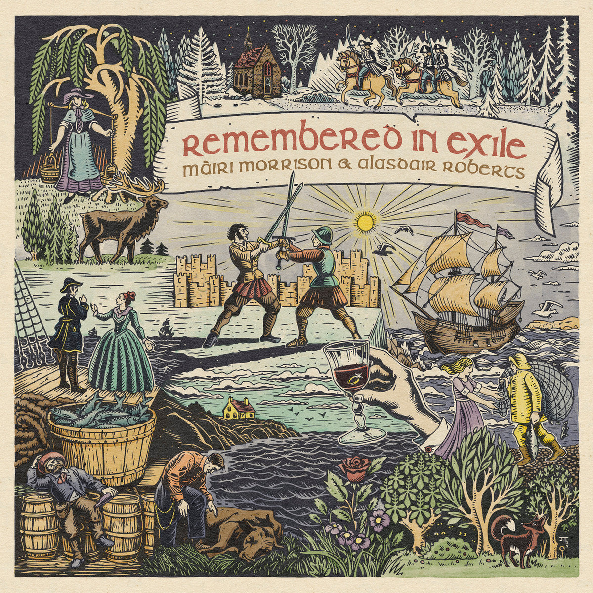Morrison, Màiri & Alasdair Roberts: Remembered In Exile - Songs & Ballads From Nova Scotia (CD)