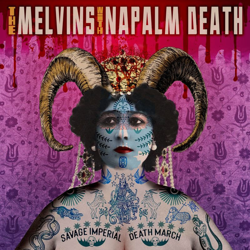 Pre-Order 10/04/26 - Melvins With Napalm Death: Savage Imperial Death March (Vinyl LP)
