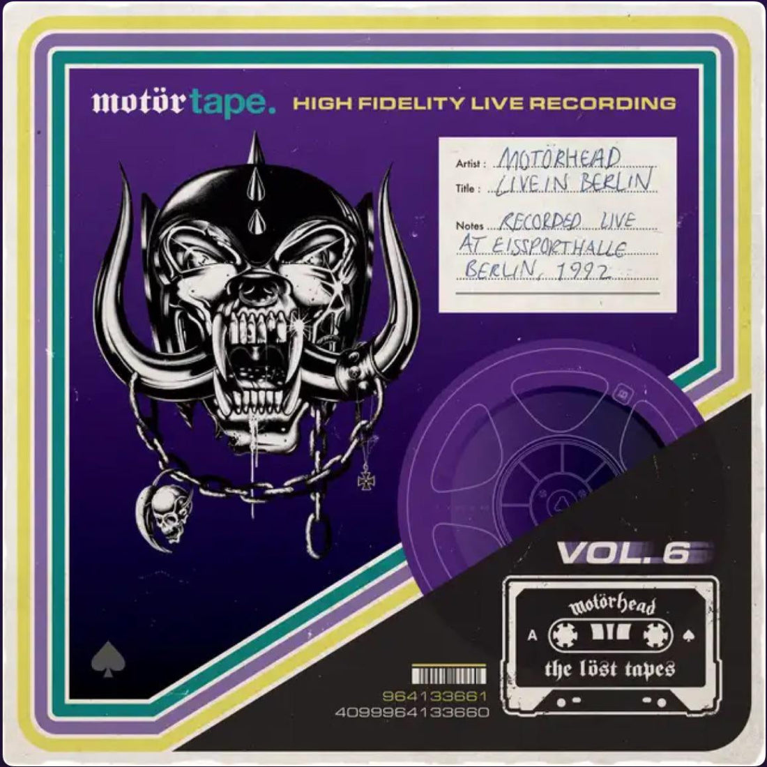 Motörhead: The Löst Tapes Vol. 6 - Live In Berlin 1992 (Coloured Vinyl 2xLP)