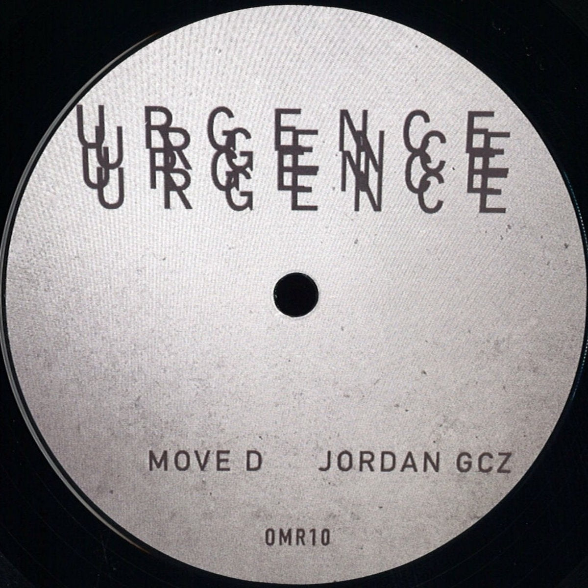 Move D & Jordan GCZ: Urgence (Vinyl 12")