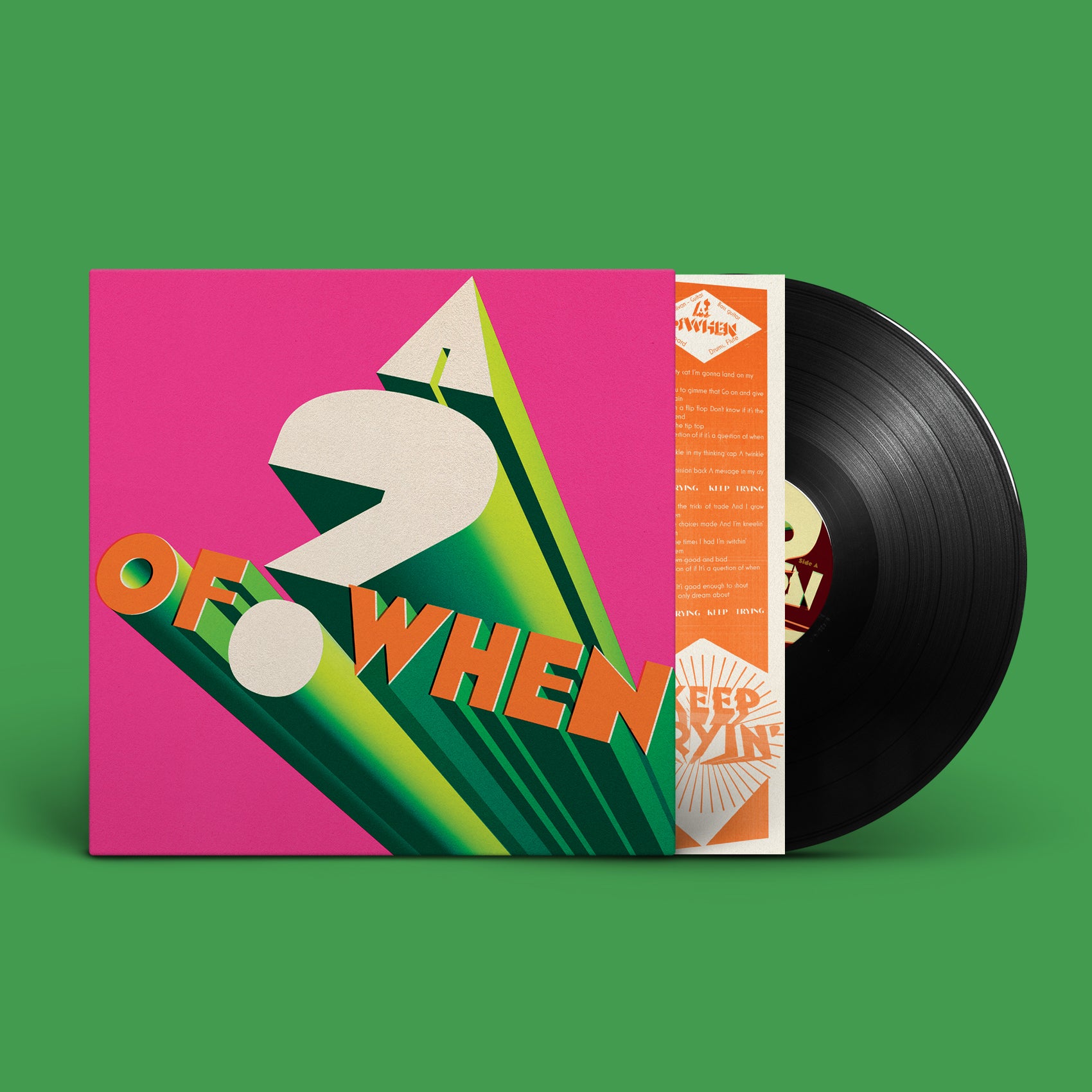 Pre-Order 10/07/26 - Panda Bear & Sonic Boom: A ? Of When (Vinyl LP)