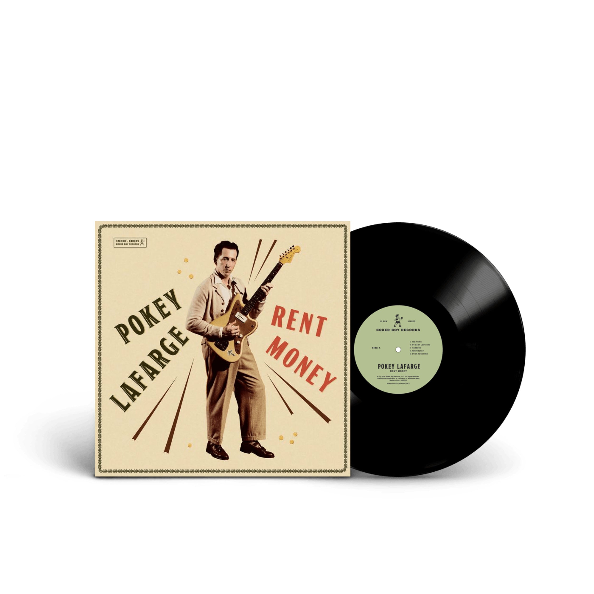Pre-Order 02/10/26 - Pokey LaFarge: Rent Money (Vinyl LP)