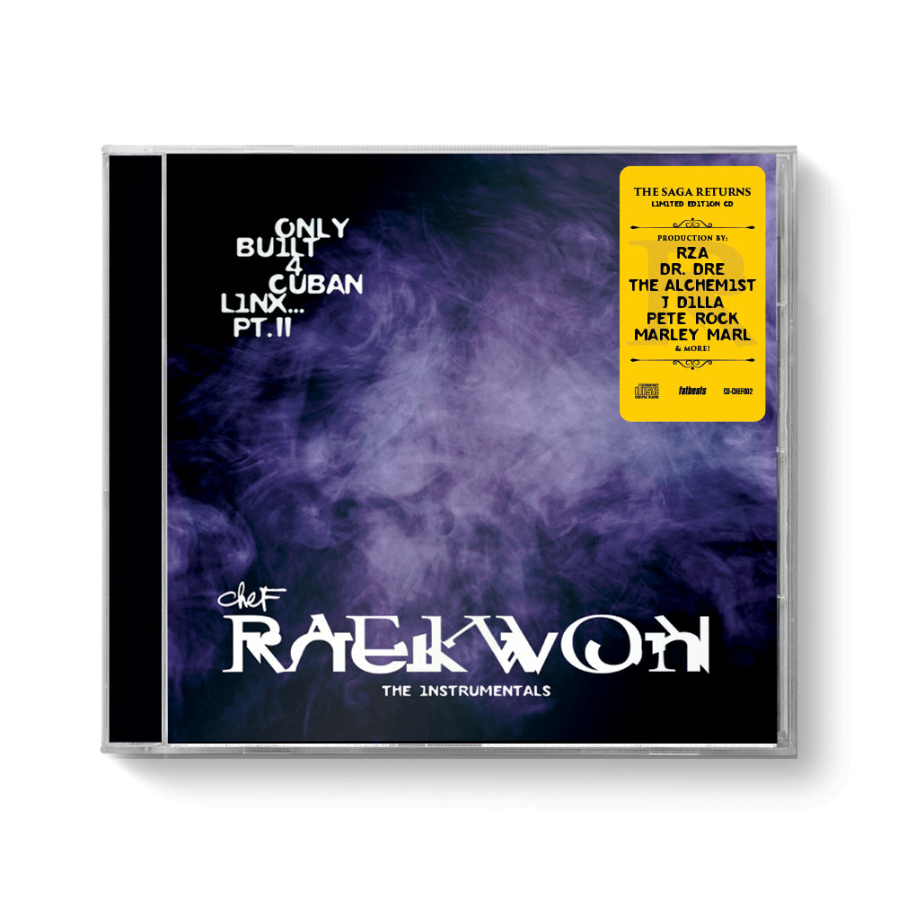 Pre-Order 27/03/26 - Raekwon: Only Built 4 Cuban Linx... Pt. II - The Instrumentals - Shaolin Noir Edition (CD)