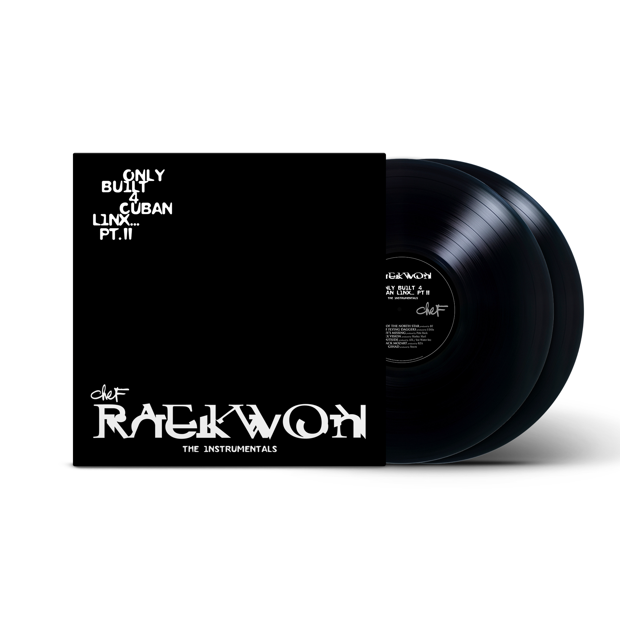 Pre-Order 27/03/26 - Raekwon: Only Built 4 Cuban Linx... Pt. II - The Instrumentals - Shaolin Noir Edition (Vinyl 2xLP)