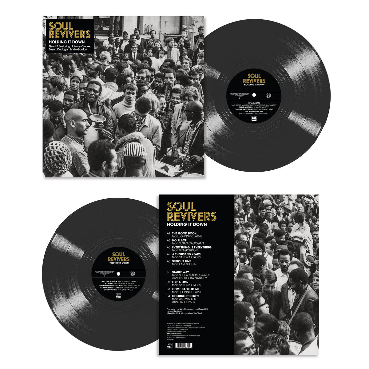 Pre-Order 28/08/26 - Soul Revivers: Holding It Down (Vinyl LP)