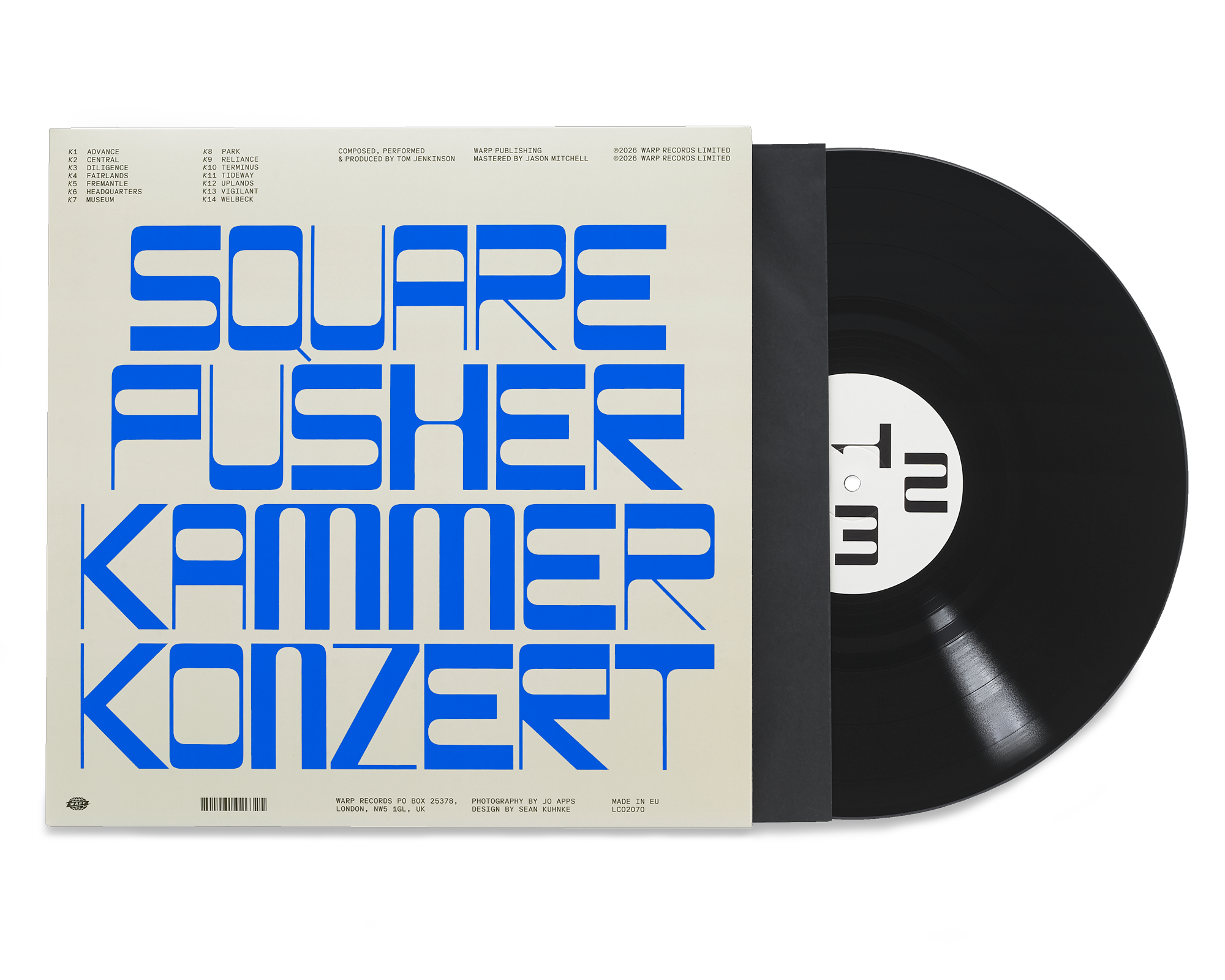Pre-Order 10/04/26 - Squarepusher: Kammerkonzert (Vinyl 2xLP)