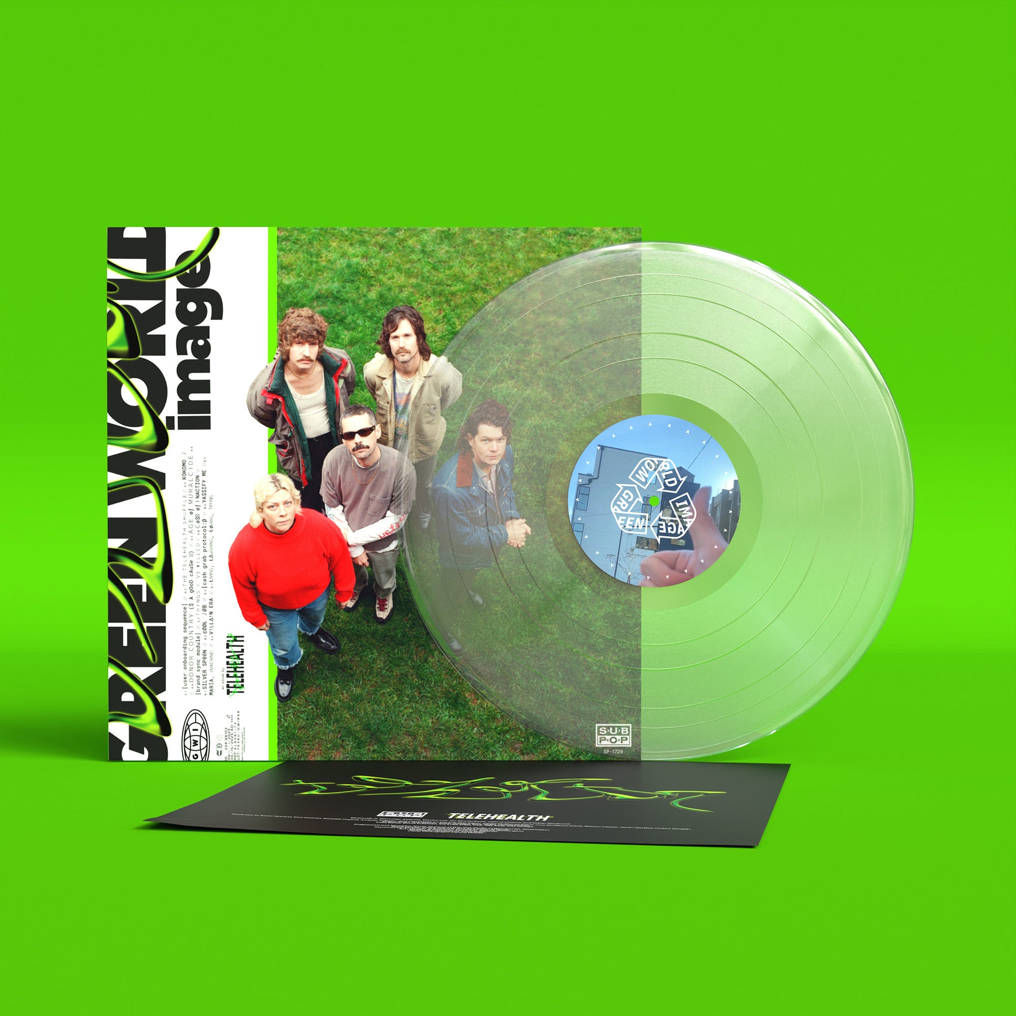 Pre-Order 15/05/26 - Telehealth: Green World Image - Loser Edition (Coloured Vinyl LP)