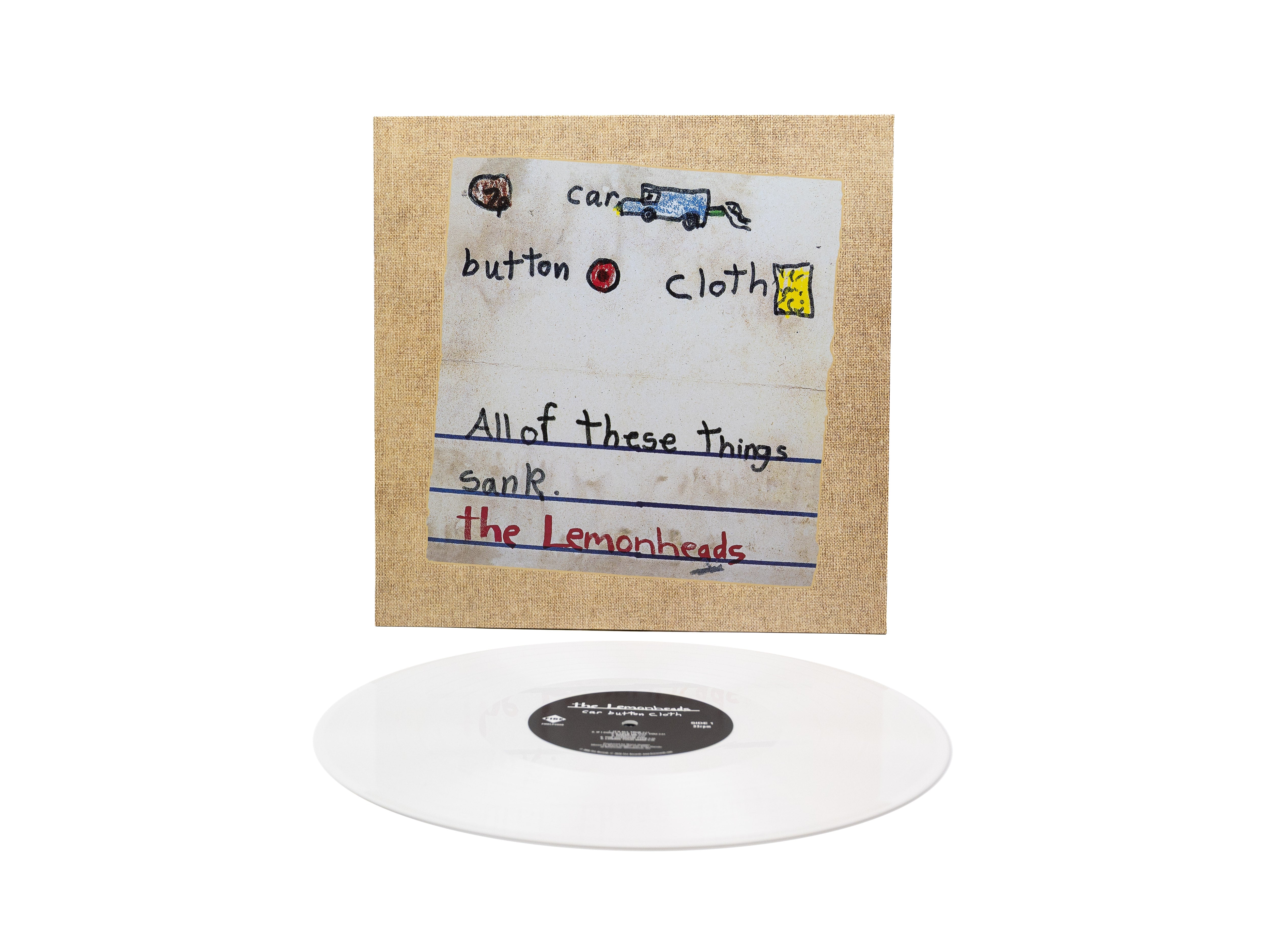 Pre-Order 18/09/26 - Lemonheads, The: Car Button Cloth (30th Anniversary Edition) (Coloured Vinyl LP)