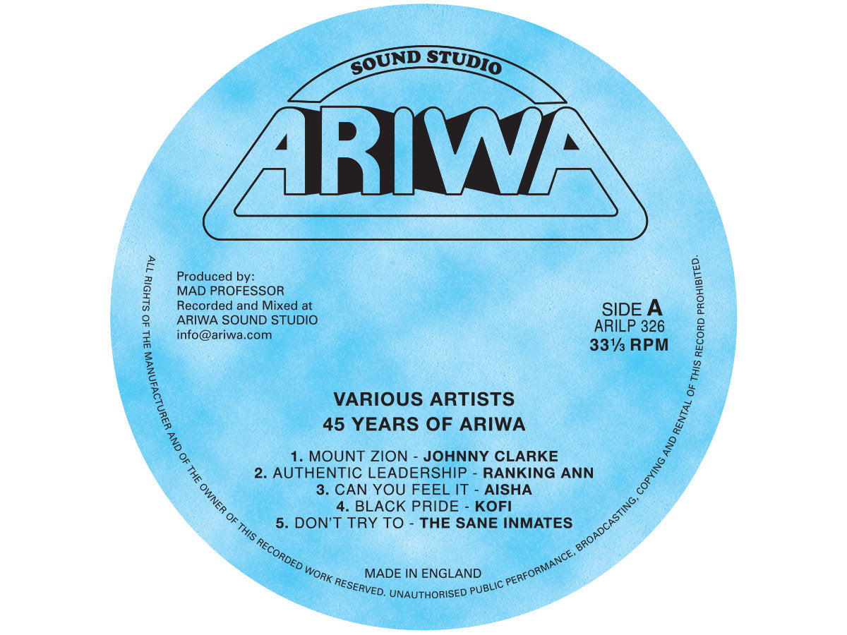 Various Artists: 45 Years Of Ariwa (Vinyl LP)