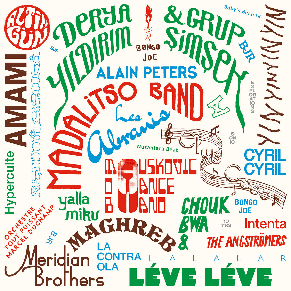 Various Artists: 2015-2025 - Les Disques Bongo Joe - 10 Years Of Sonic Explorations (Coloured Vinyl 2xLP)