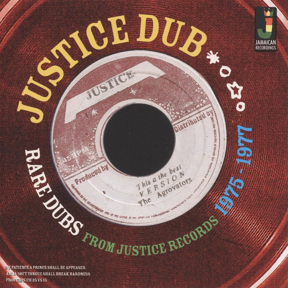 Various Artists: Justice Dub - Rare Dubs From Justice Records 1975-1977 (CD)