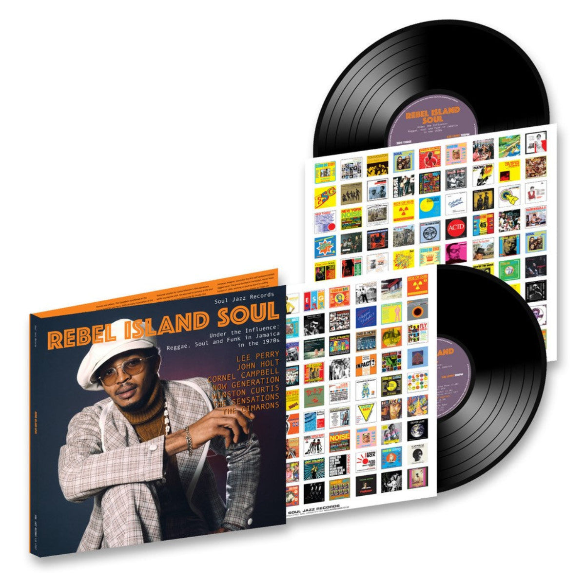 Pre-Order 27/03/26 - Various Artists: Rebel Island Soul - Under The Influence - Reggae, Funk & Soul In Jamaica In The 1970s (Vinyl 2xLP)