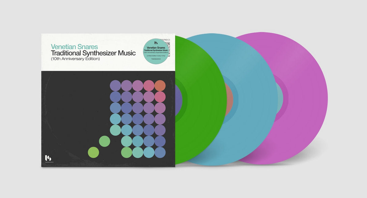 Pre-Order 03/04/26 - Venetian Snares: Traditional Synthesizer Music - 10th Anniversary Edition (Coloured Vinyl 3xLP)