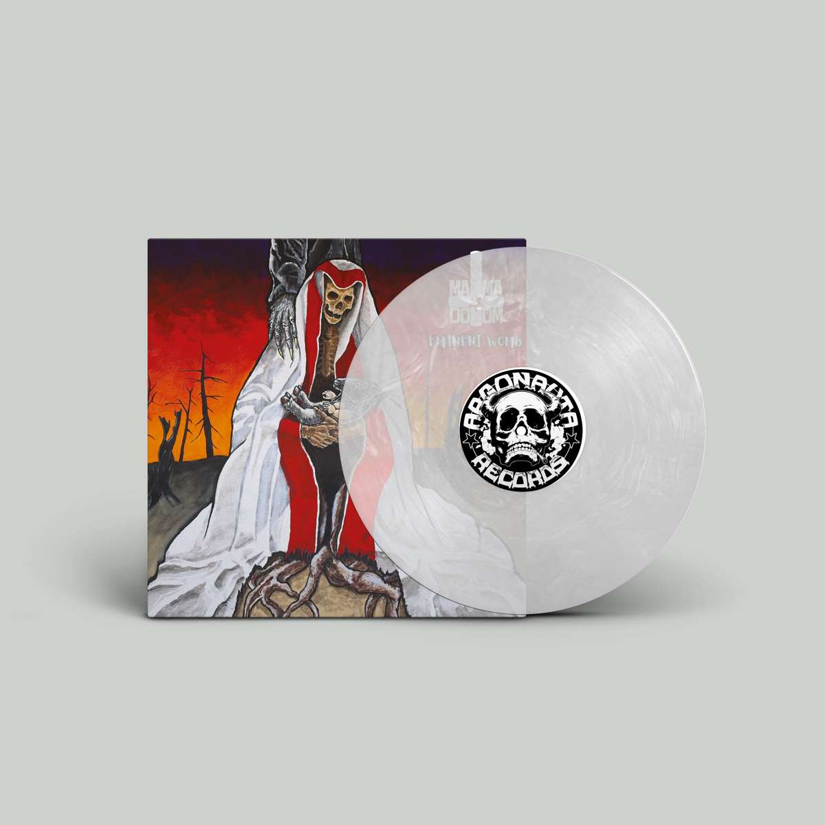Clear with White Smoke Vinyl