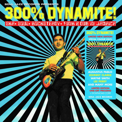 Various Artists: Soul Jazz Records Present 300% Dynamite - Ska, Soul, Rocksteady, Funk & Dub In Jamaica (Coloured Vinyl 2xLP)