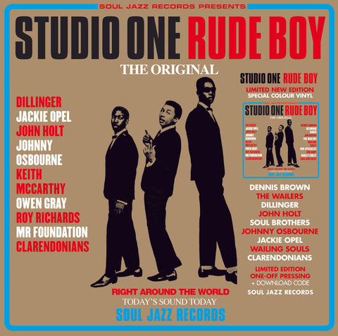 Various Artists: Soul Jazz Records Presents Studio One Rude Boy (Coloured Vinyl 2xLP)