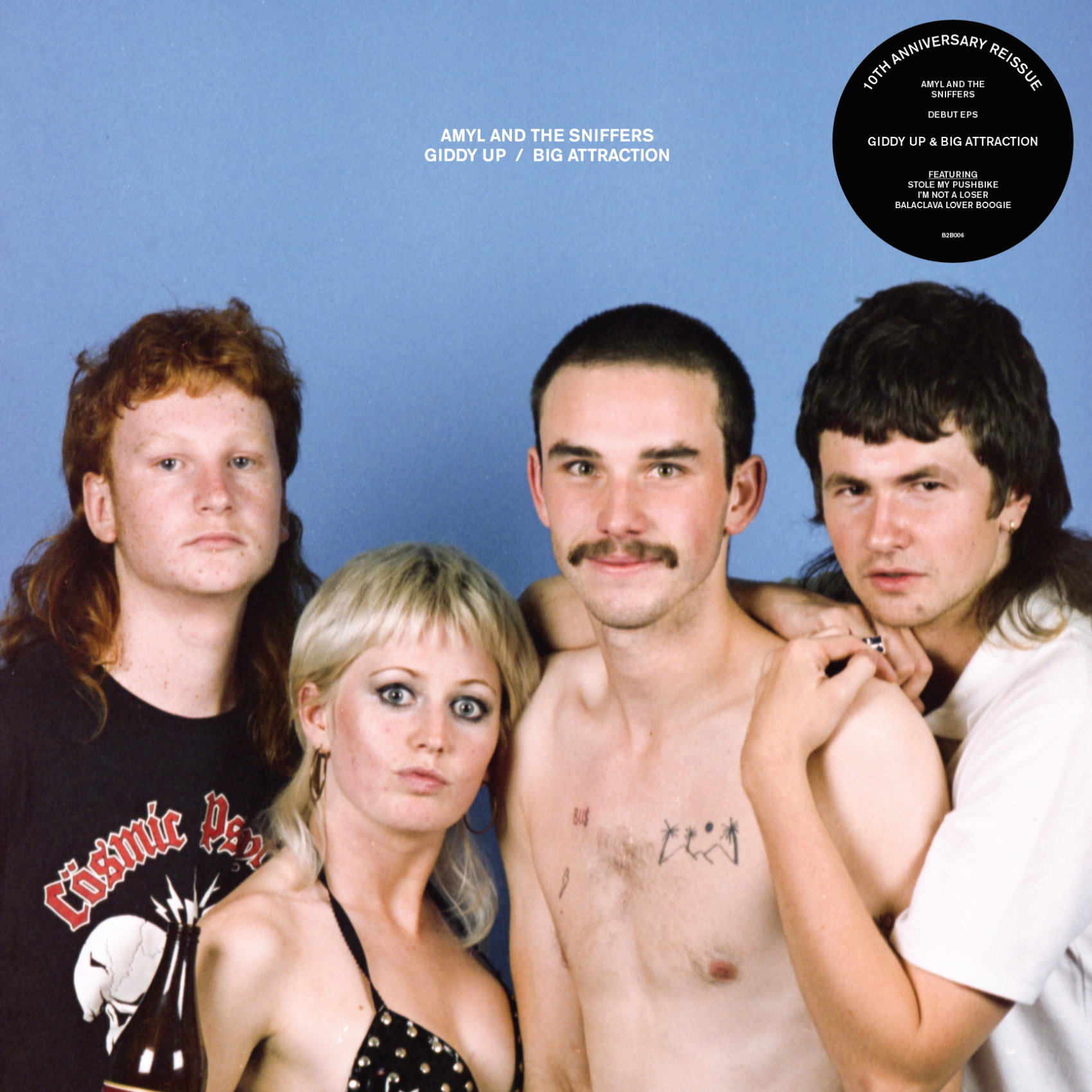 Pre-Order 22/05/26 - Amyl And The Sniffers: Giddy Up / Big Attraction - 10th Anniversary Edition (Vinyl LP)