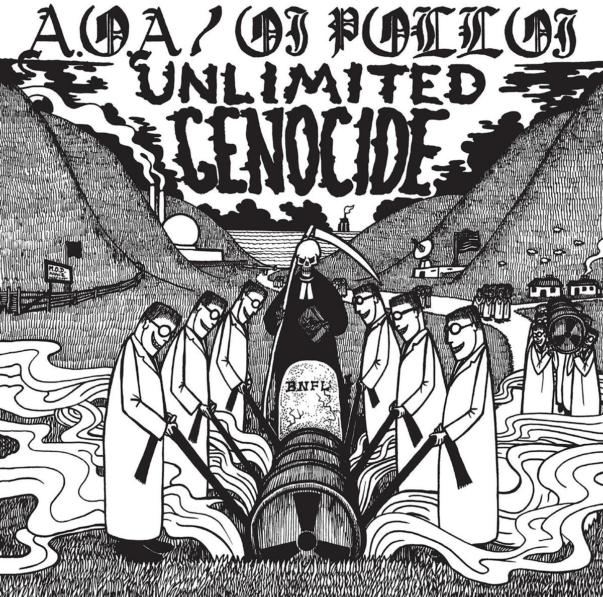 A.O.A. / Oi Polloi: Unlimited Genocide (Vinyl LP)