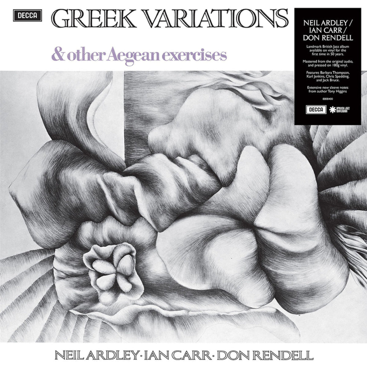 Ardley, Neil / Ian Carr / Don Rendell: Greek Variations & Other Aegean Exercises (Vinyl LP)
