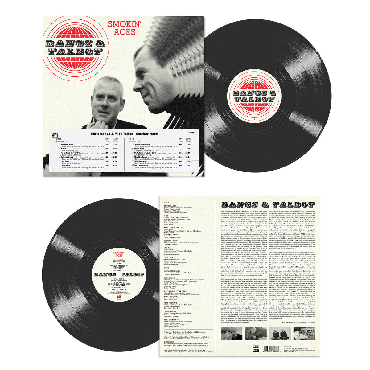 Bangs & Talbot: Smokin' Aces (Vinyl LP)