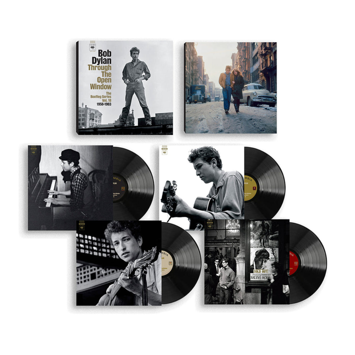 Dylan, Bob: Through The Open Window - The Bootleg Series Vol. 18 1956-1963 - Highlights Edition (Vinyl 4xLP)