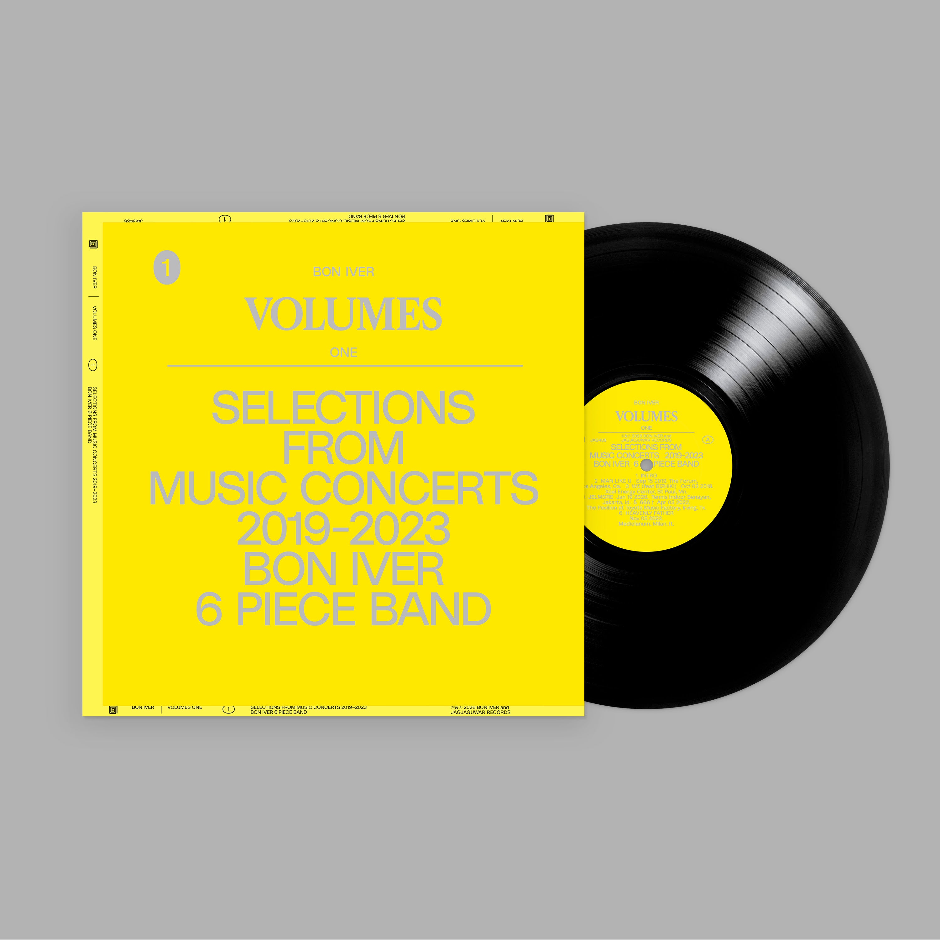 Pre-Order 03/04/26 - Bon Iver: Volumes - One - Selections from Music Concerts 2019–2023 Bon Iver 6 Piece Band (Vinyl LP)