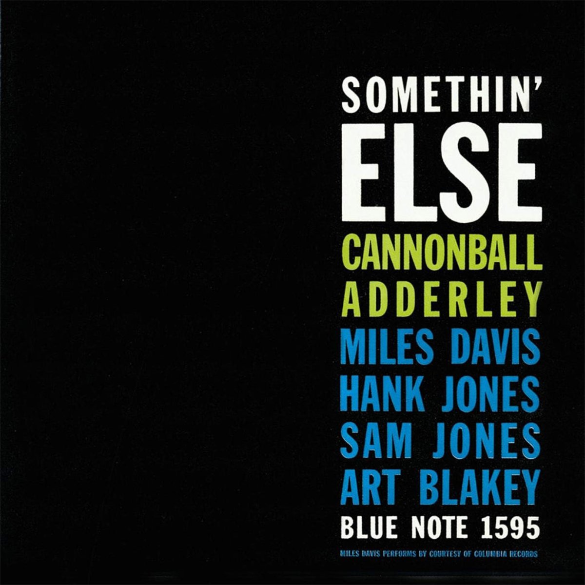 Adderley, Cannonball: Somethin' Else (Vinyl LP)