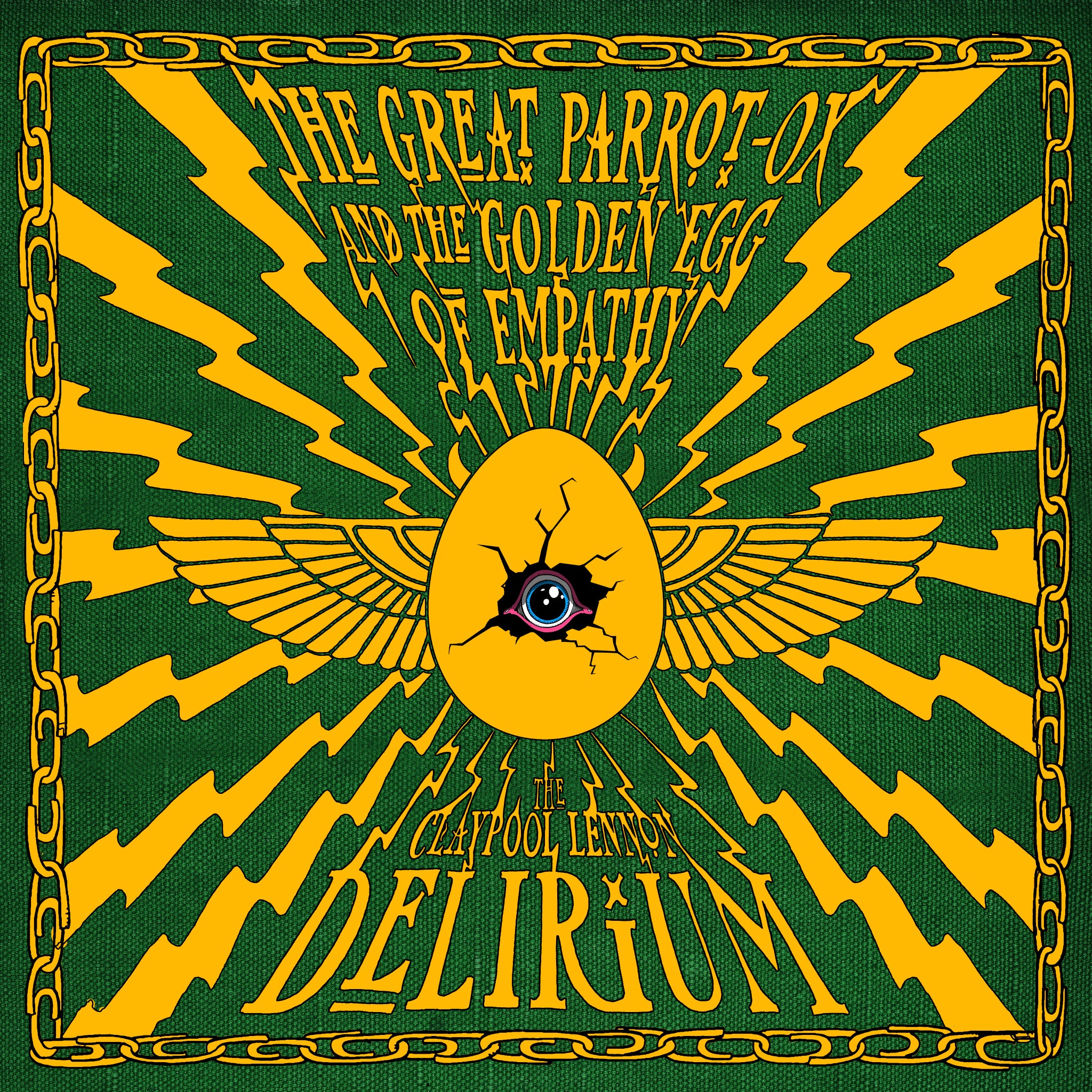 Pre-Order 01/05/26 - Claypool Lennon Delirium, The: The Great Parrot-Ox & The Golden Egg Of Empathy (Coloured Vinyl 2xLP)