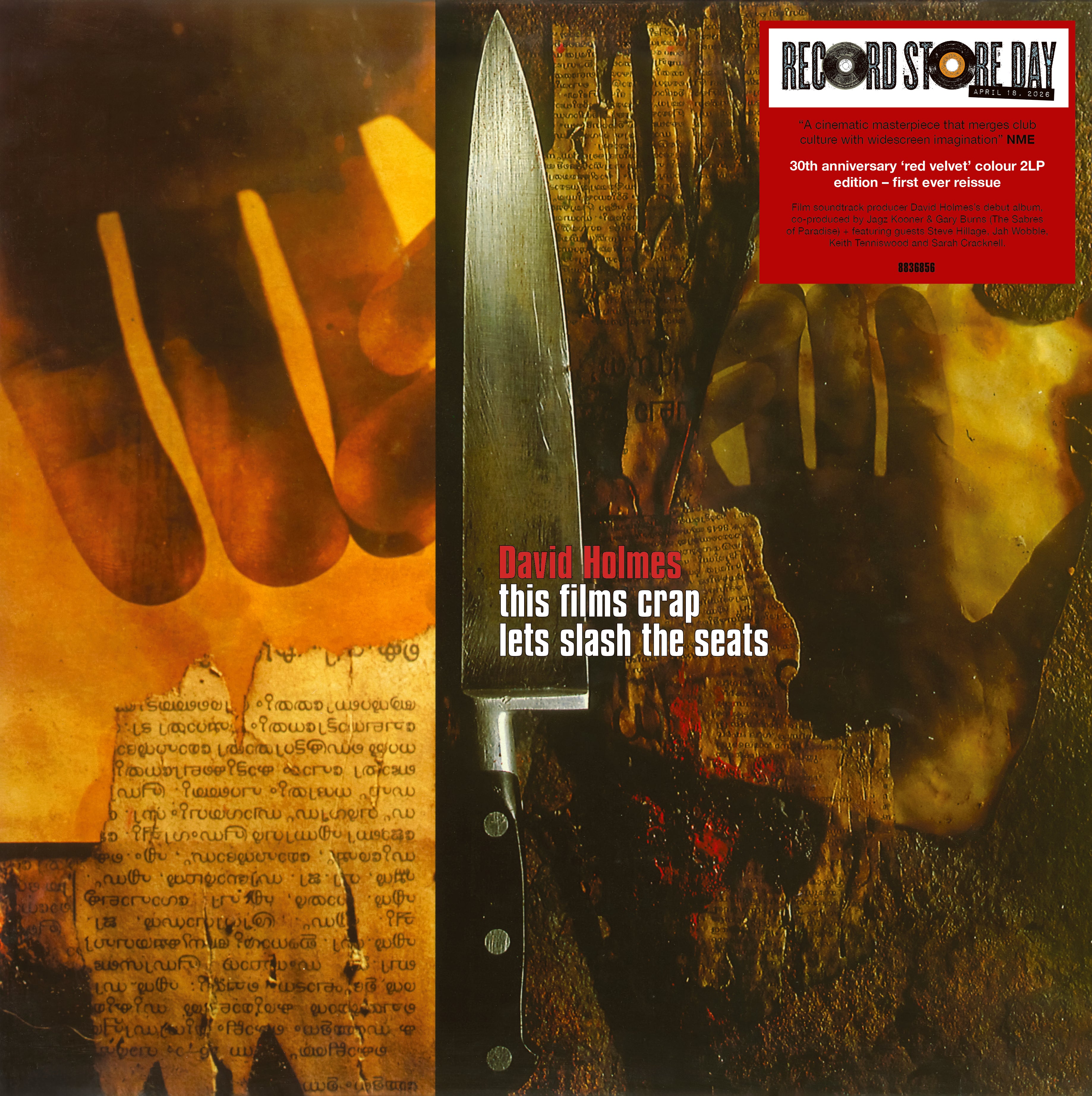 Holmes, David: This Film's Crap Let's Slash The Seats (Coloured Vinyl 2xLP)