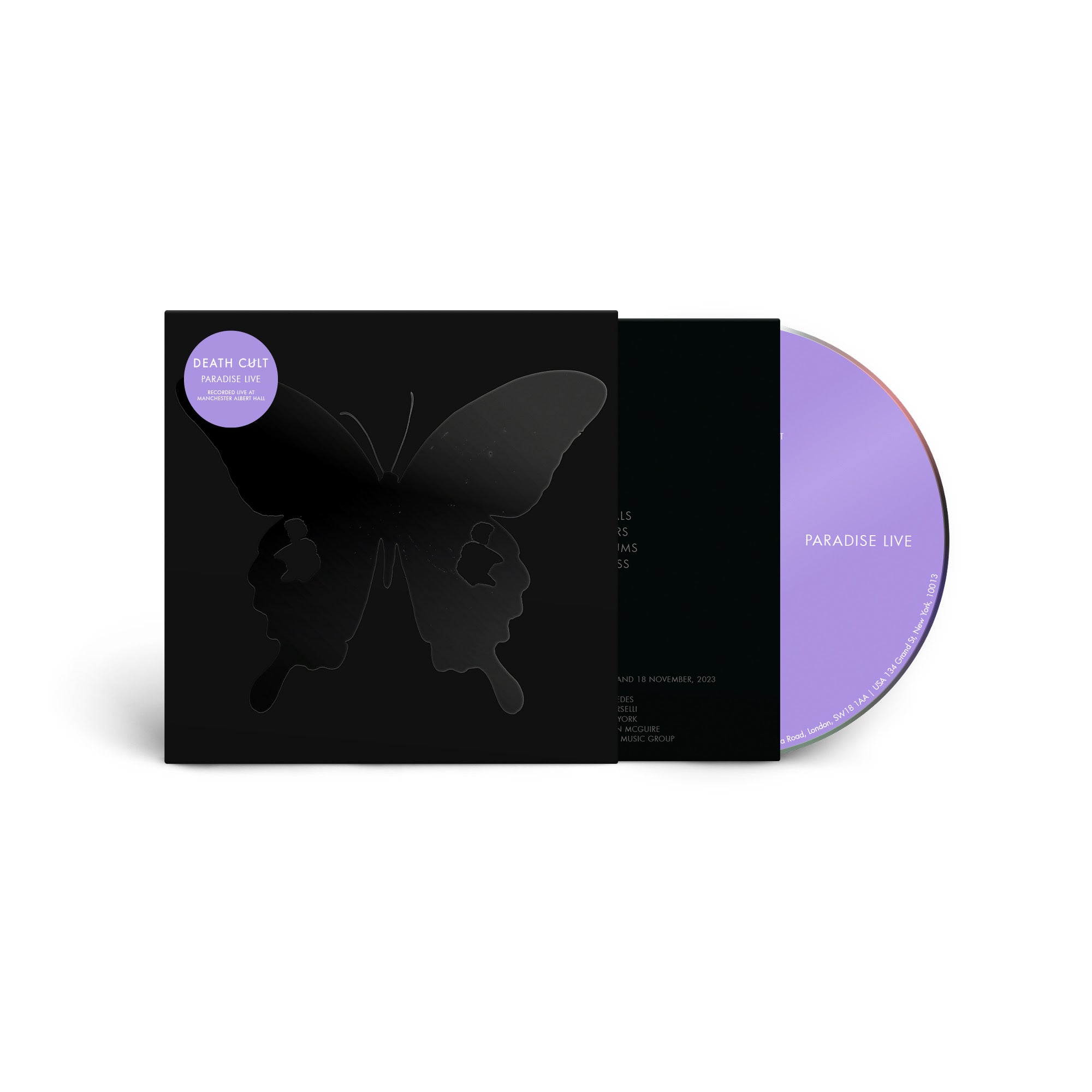 Pre-Order 16/01/26 - Death Cult: Paradise Live (CD)